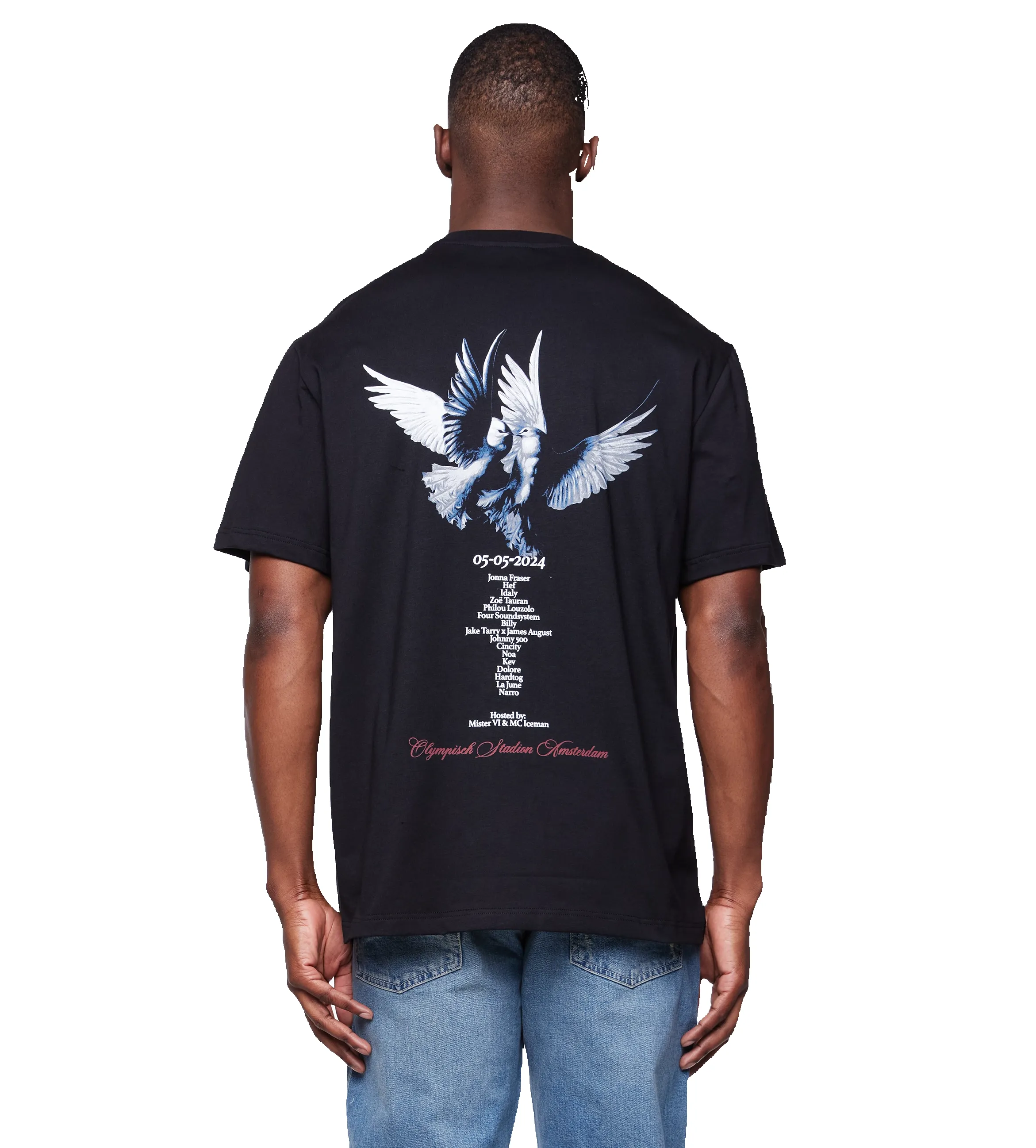 Verbond Dove T-shirt Black sold by FOUR Amsterdam product image thumbnail 2