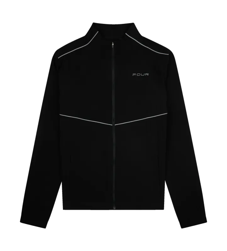 Sportswear Reflective Track Jacket Black sold by FOUR Amsterdam