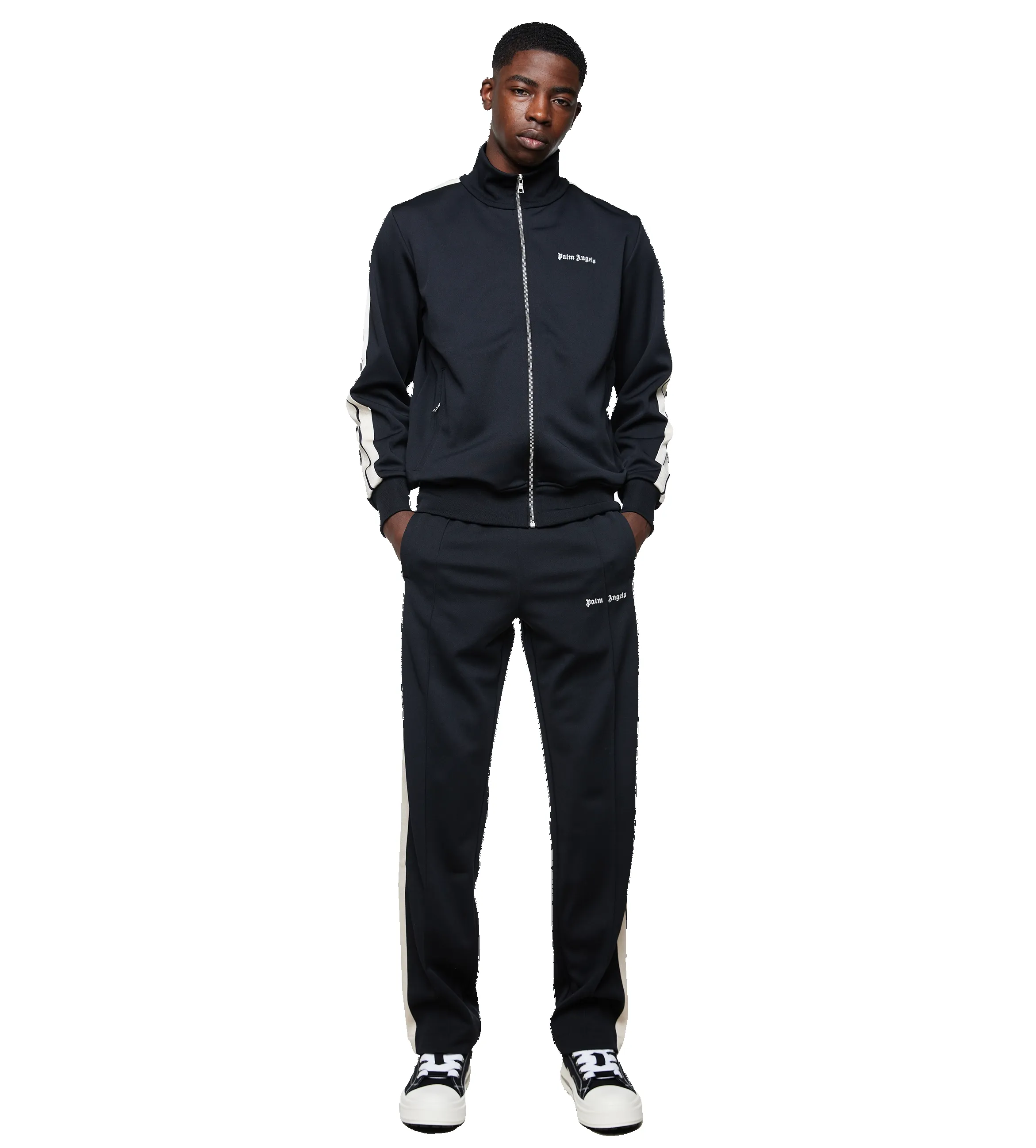 Logo Track Pants Black sold by FOUR Amsterdam product image thumbnail 2
