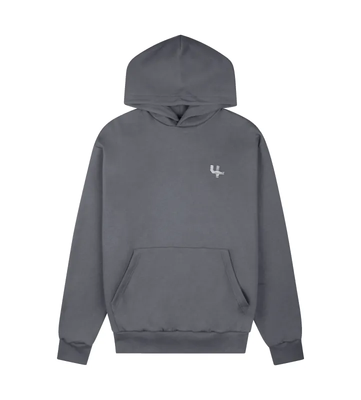 Outline Logo Hoodie Black Sand sold by FOUR Amsterdam