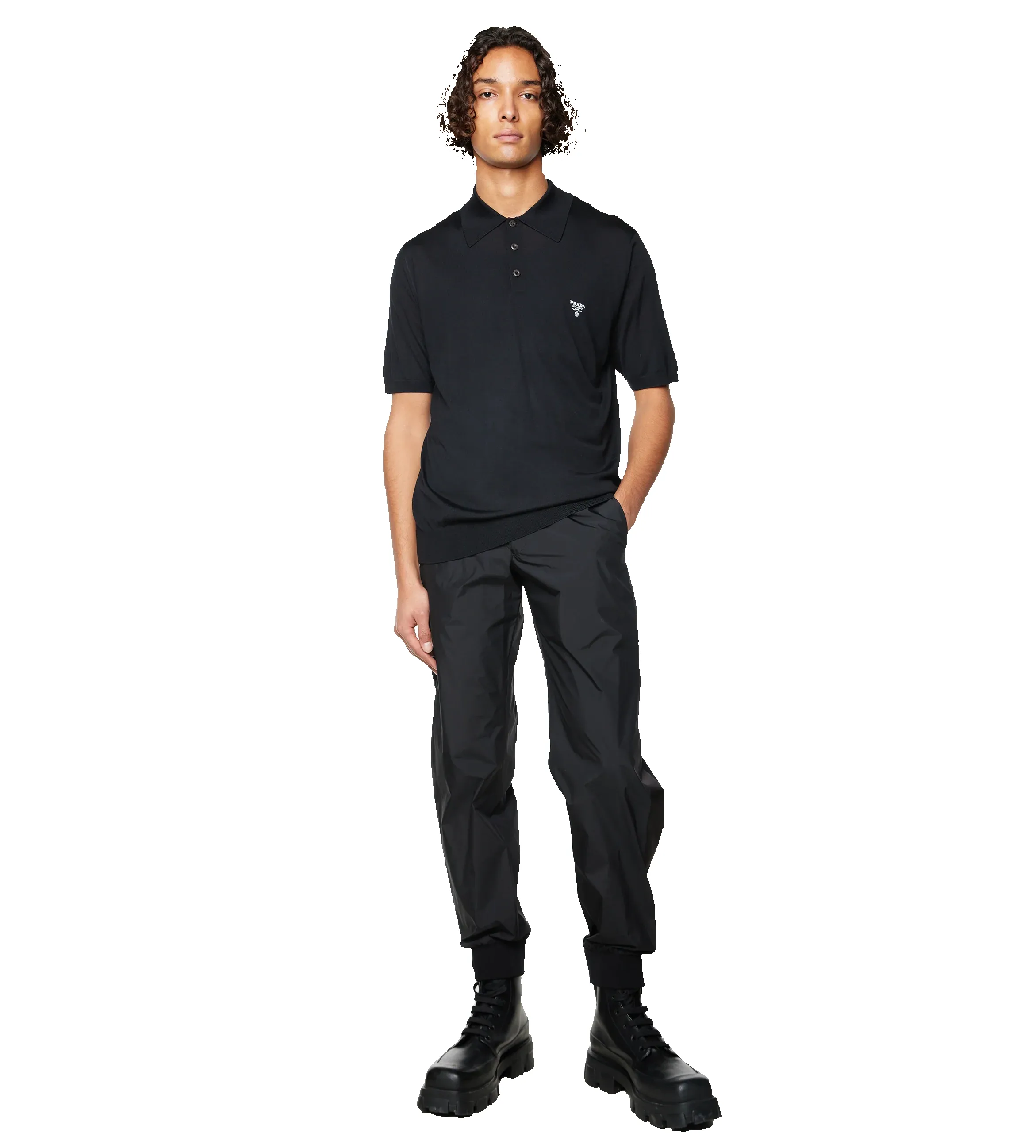 Silk Blend Joggers Black sold by FOUR Amsterdam product image thumbnail 2