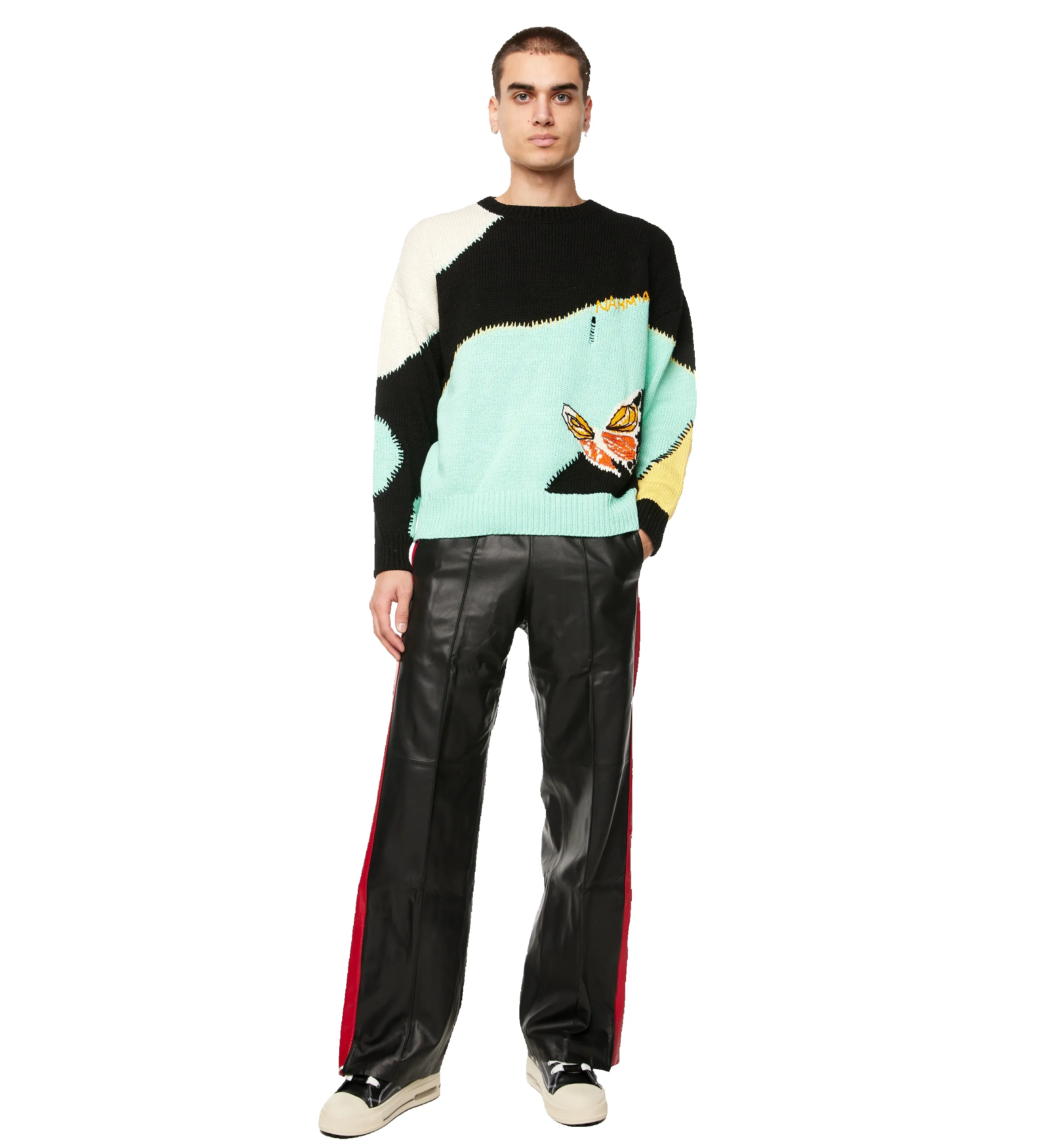 Butterfly Intarsia Knitwear Crewneck Multicolor sold by FOUR Amsterdam product image thumbnail 2