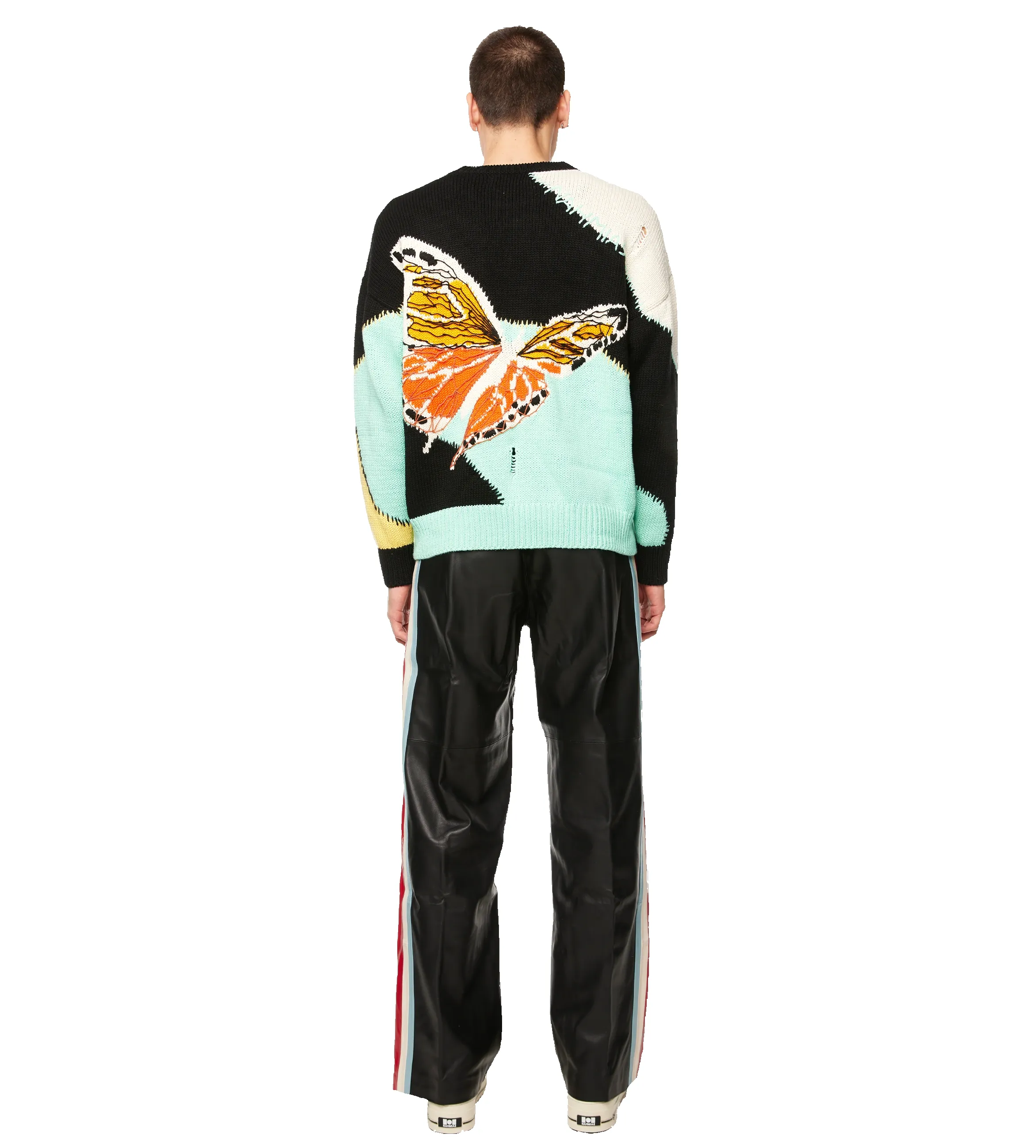 Butterfly Intarsia Knitwear Crewneck Multicolor sold by FOUR Amsterdam product image thumbnail 4