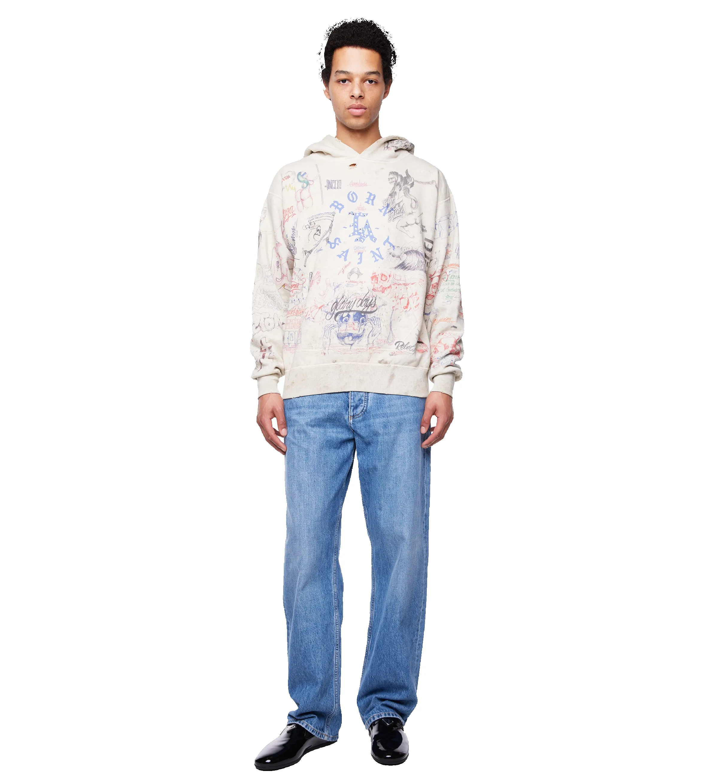 x Born x Raised LA Hoodie Multicolor sold by FOUR Amsterdam product image thumbnail 3