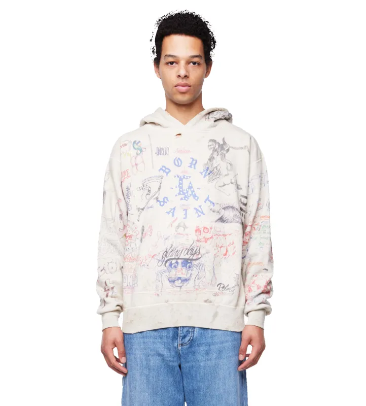 x Born x Raised LA Hoodie Multicolor sold by FOUR Amsterdam