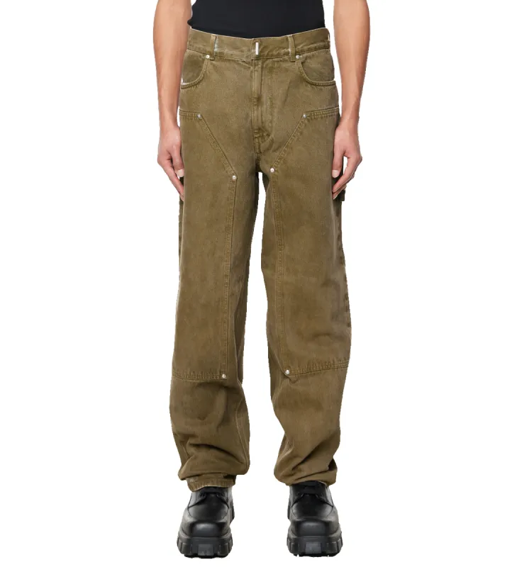 Carpenter Pants Black/Khaki made by Givenchy