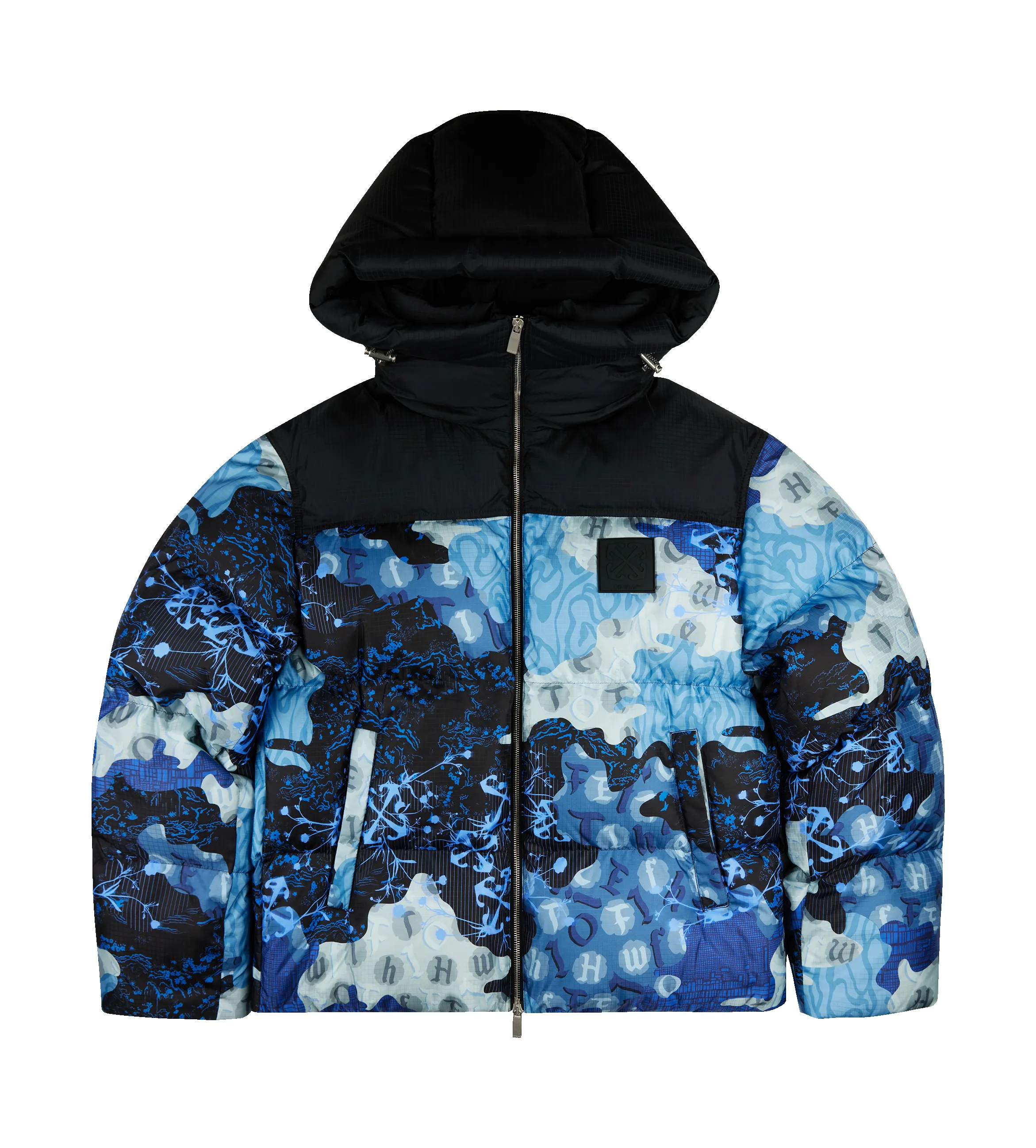 Camo Down Puffer Multi sold by FOUR Amsterdam