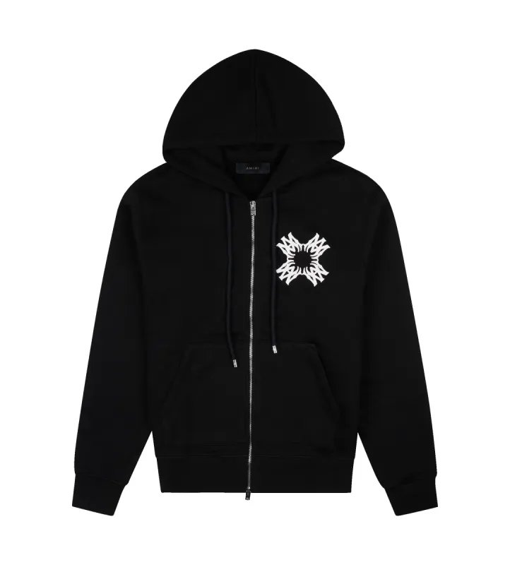 MA QUAD CRYSTAL ZIP HOODIE - Navy | Parallel