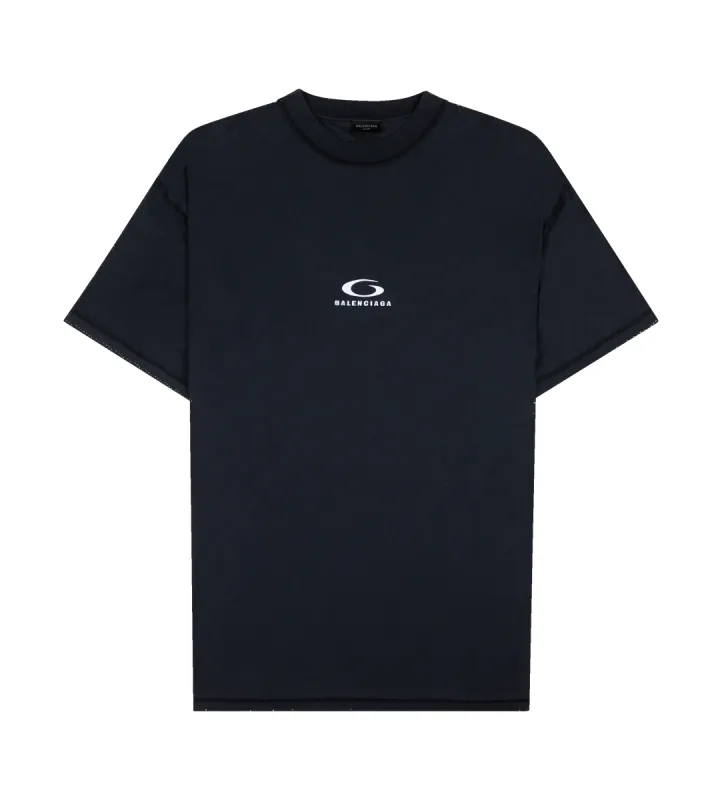 Faded Washed Black T-shirt sold by FOUR Amsterdam