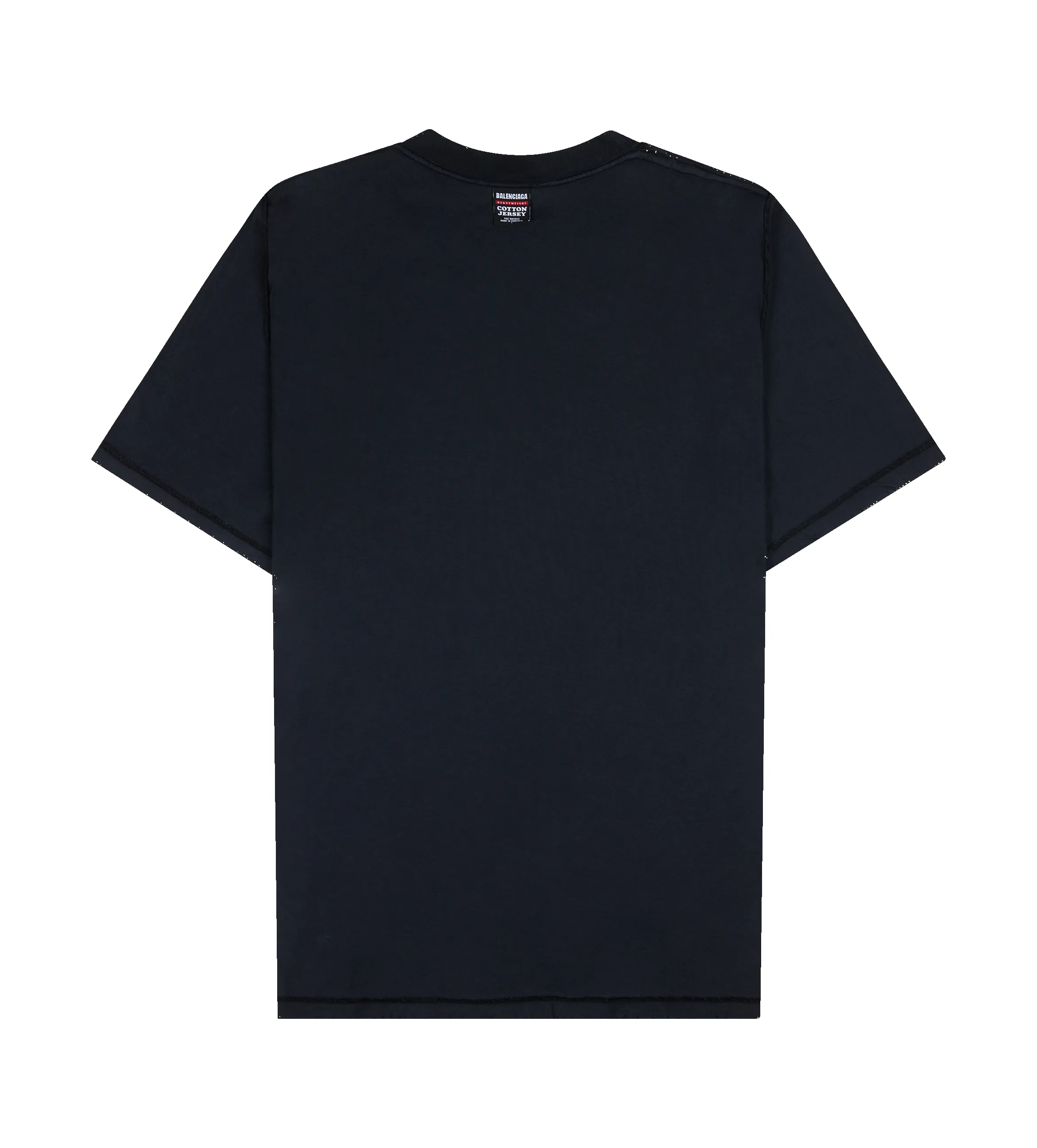 Faded Washed Black T-shirt sold by FOUR Amsterdam product image thumbnail 2