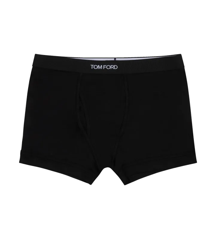 Cotton Boxer Briefs Black sold by FOUR Amsterdam