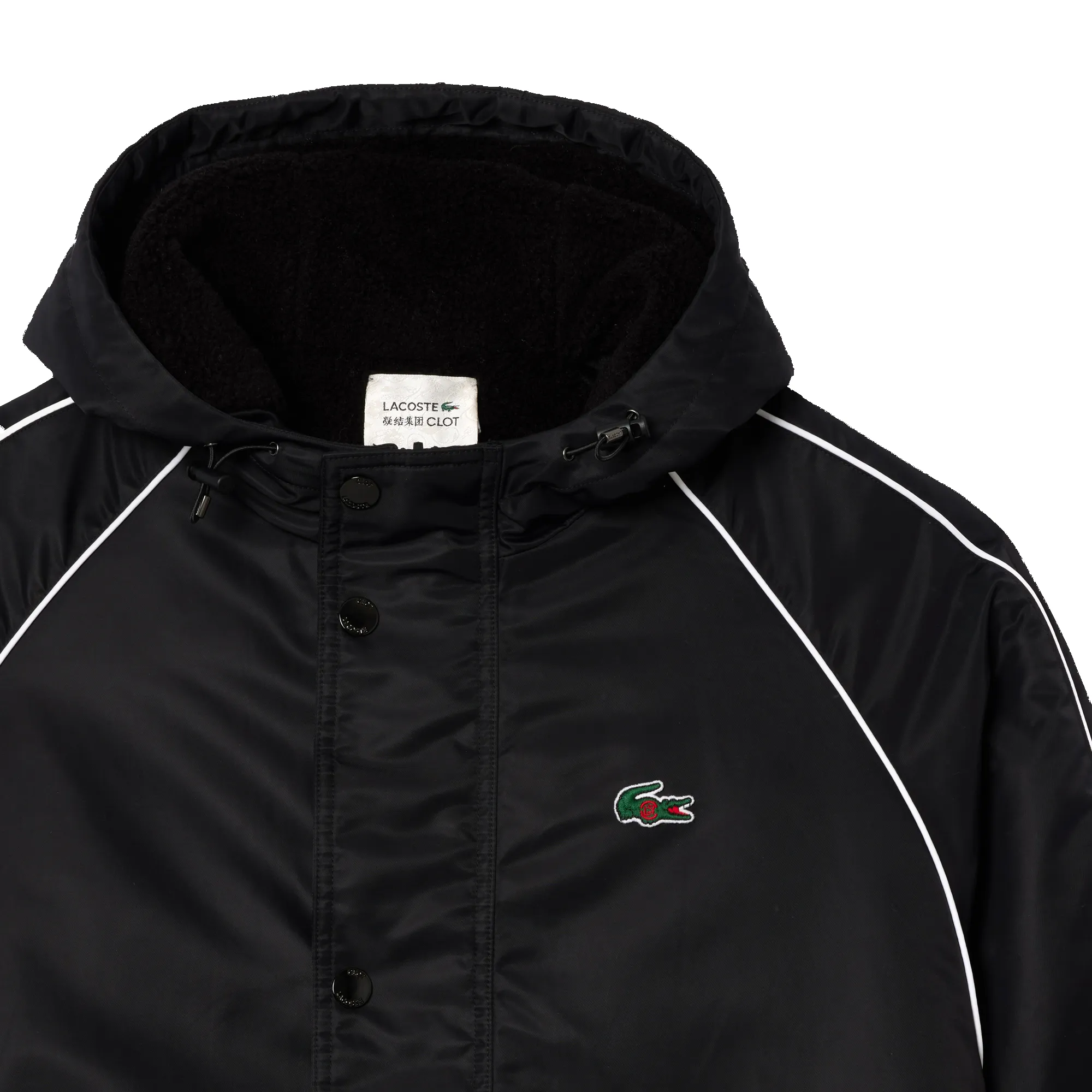 Lacoste x Clot Reversable Parka Black sold by FOUR Amsterdam product image thumbnail 2