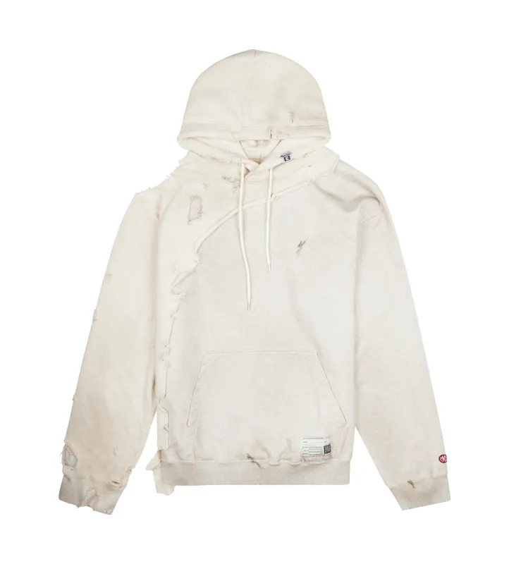 Layered Hoodie White sold by FOUR Amsterdam