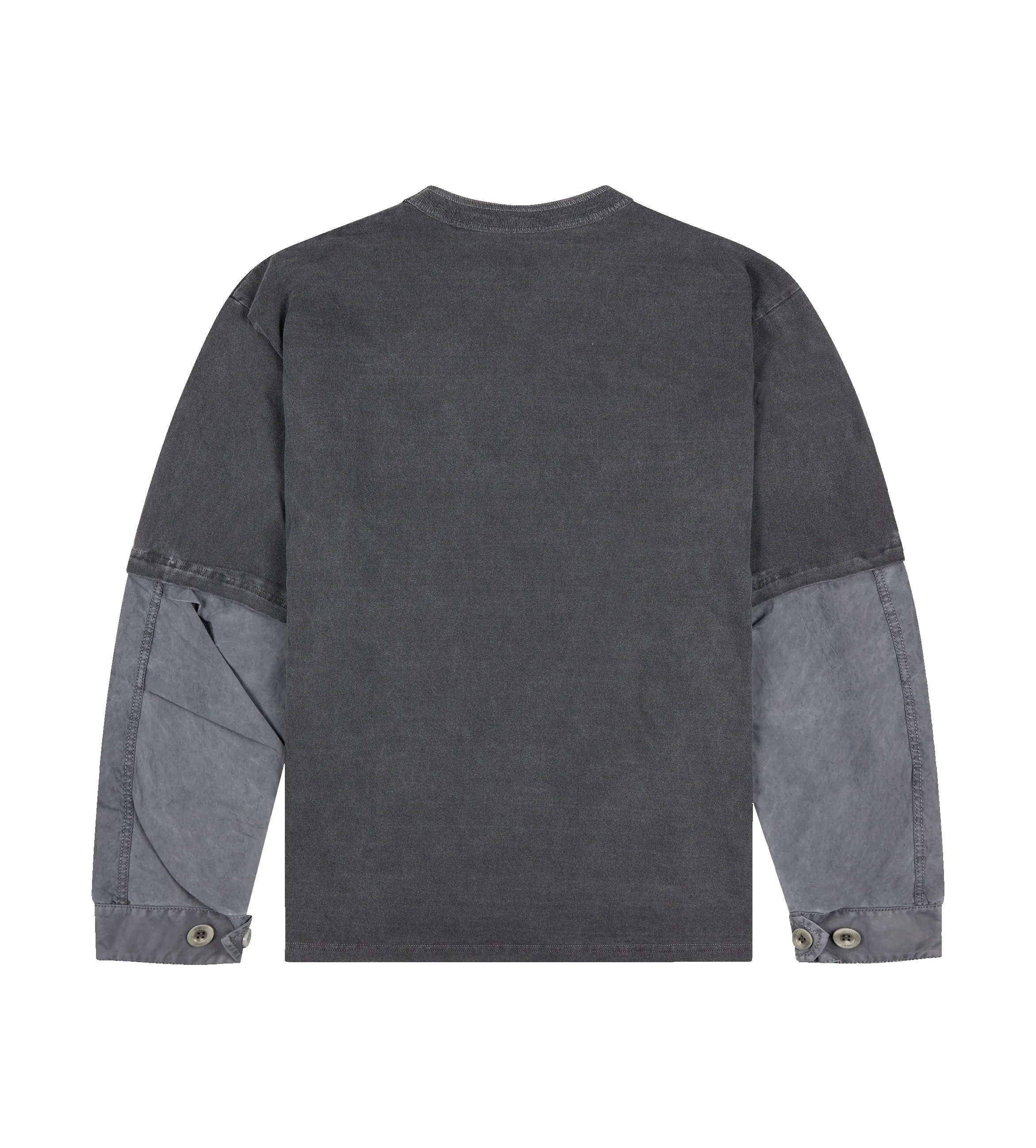 Garment Dye Cotton Jersey T-shirt Black sold by FOUR Amsterdam product image thumbnail 2