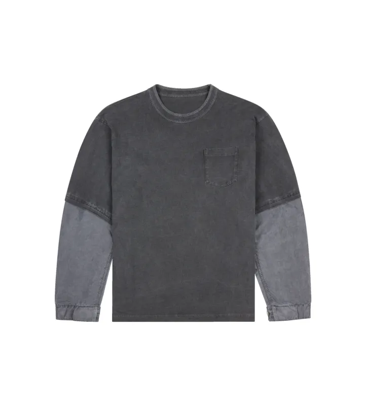 Garment Dye Cotton Jersey T-shirt Black sold by FOUR Amsterdam