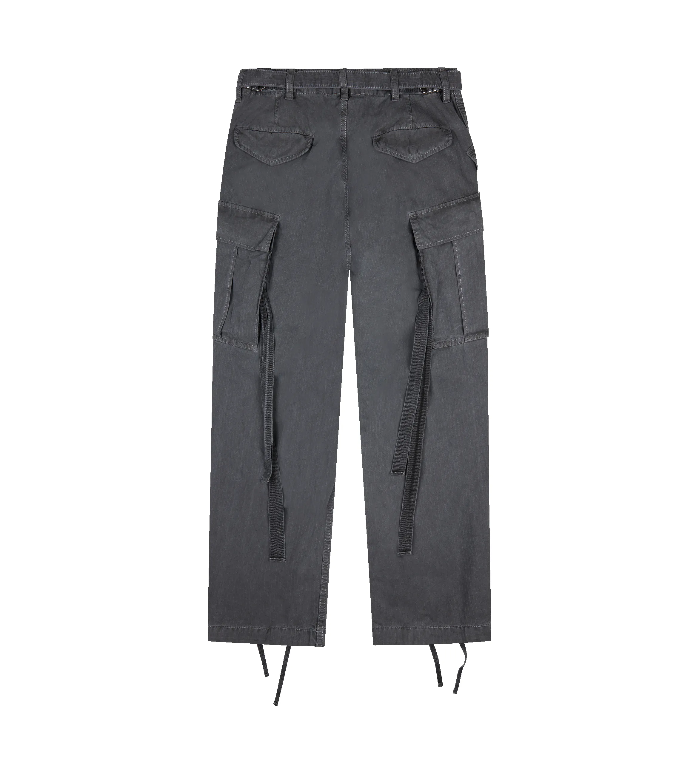 Garment Dye Rip Stop Pants Black sold by FOUR Amsterdam product image thumbnail 2