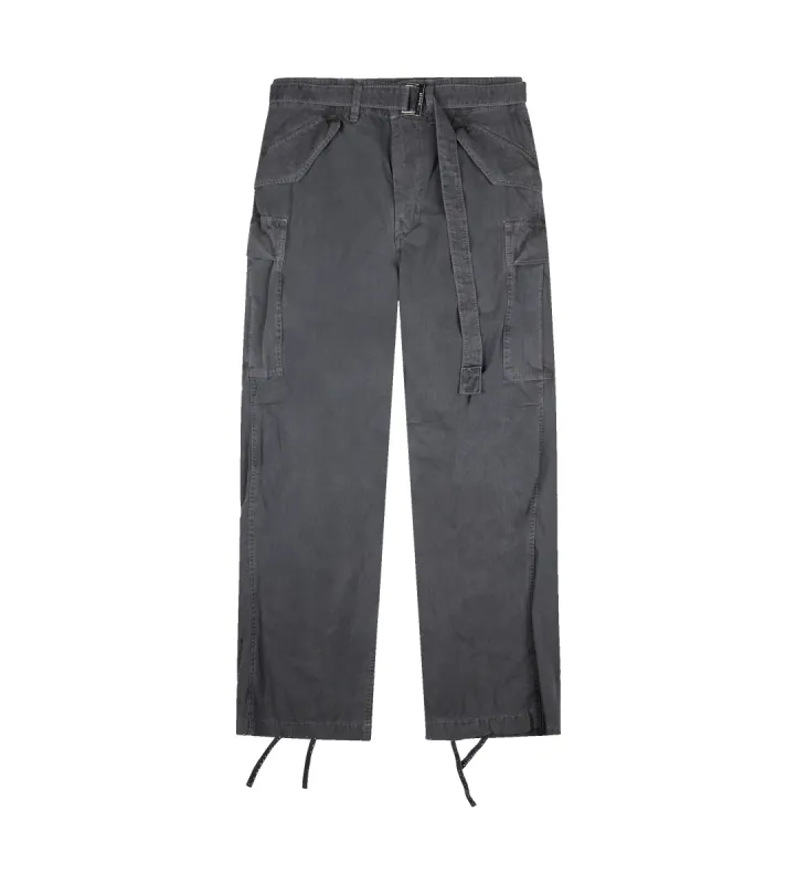 Garment Dye Rip Stop Pants Black sold by FOUR Amsterdam