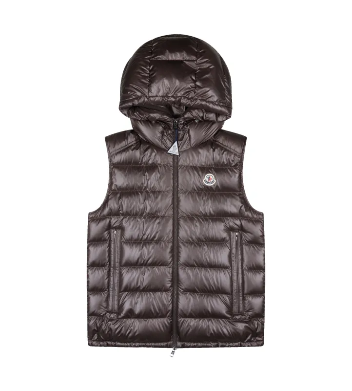 Barant Vest Brown made by Moncler