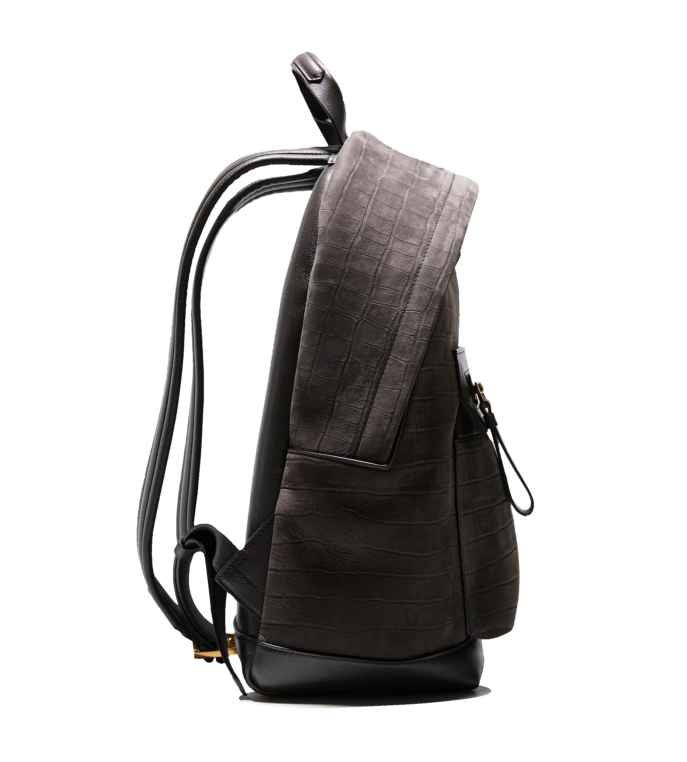Stamped Croc Nubuck Buckley Backpack Brown sold by FOUR Amsterdam product image thumbnail 4