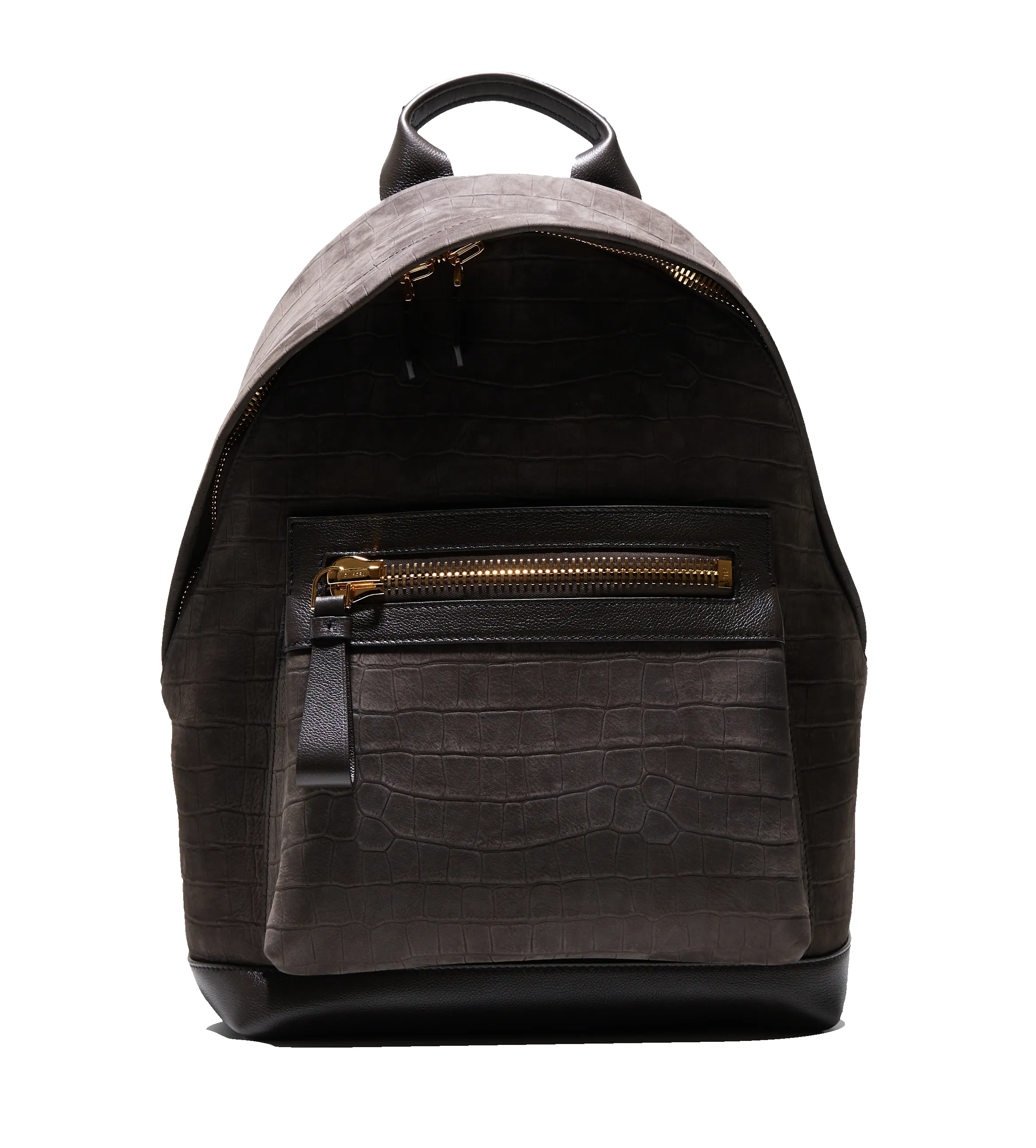 Stamped Croc Nubuck Buckley Backpack Brown sold by FOUR Amsterdam