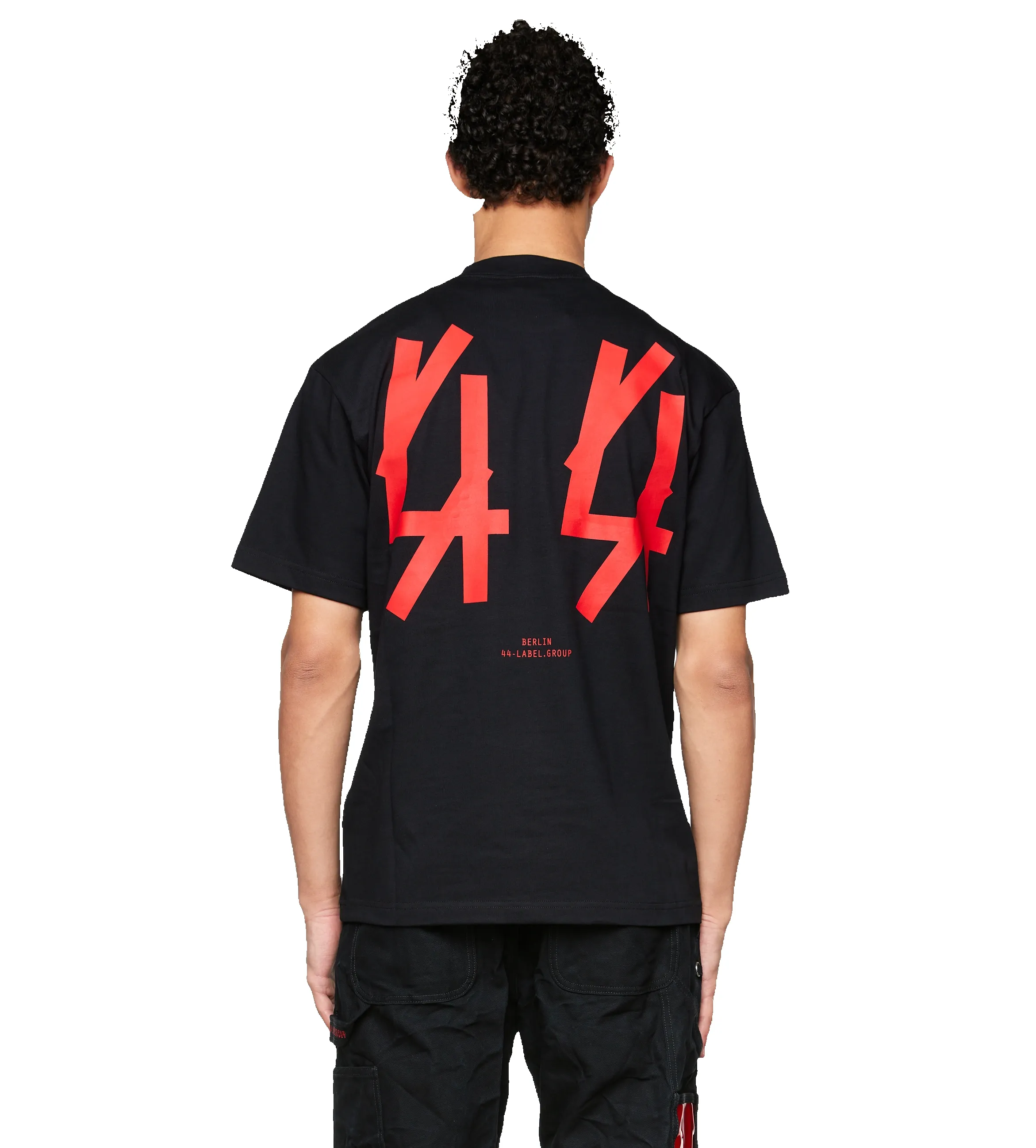 Logo Print T-shirt Black sold by FOUR Amsterdam product image thumbnail 2