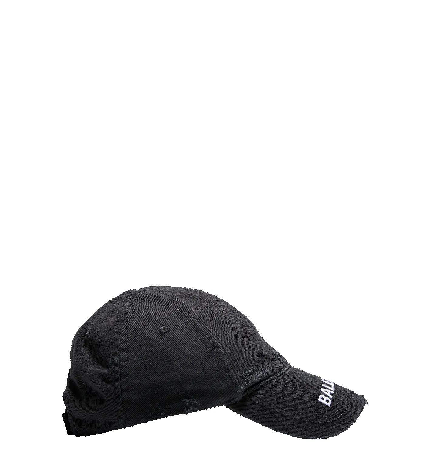 Distressed Logo Cap Black sold by FOUR Amsterdam product image thumbnail 2