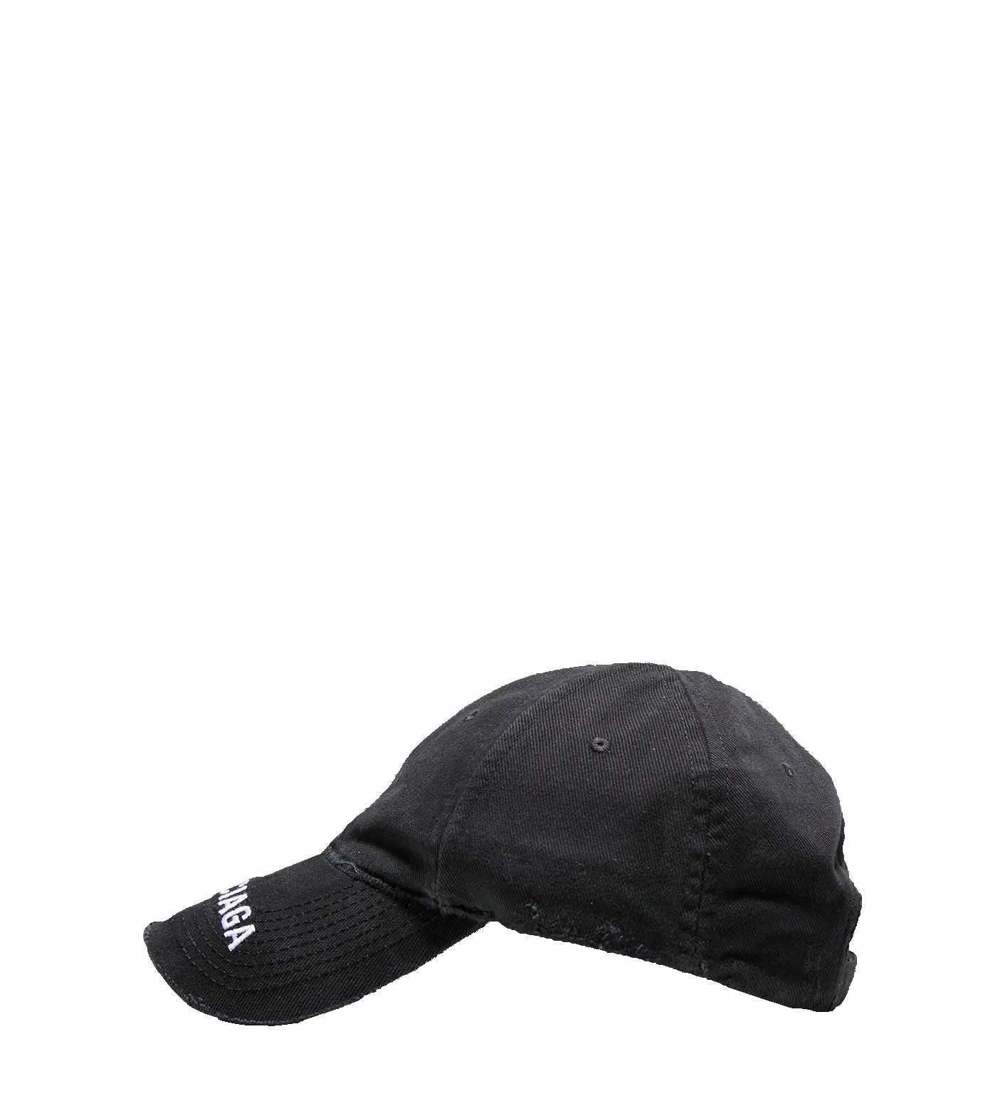 Distressed Logo Cap Black sold by FOUR Amsterdam product image thumbnail 4