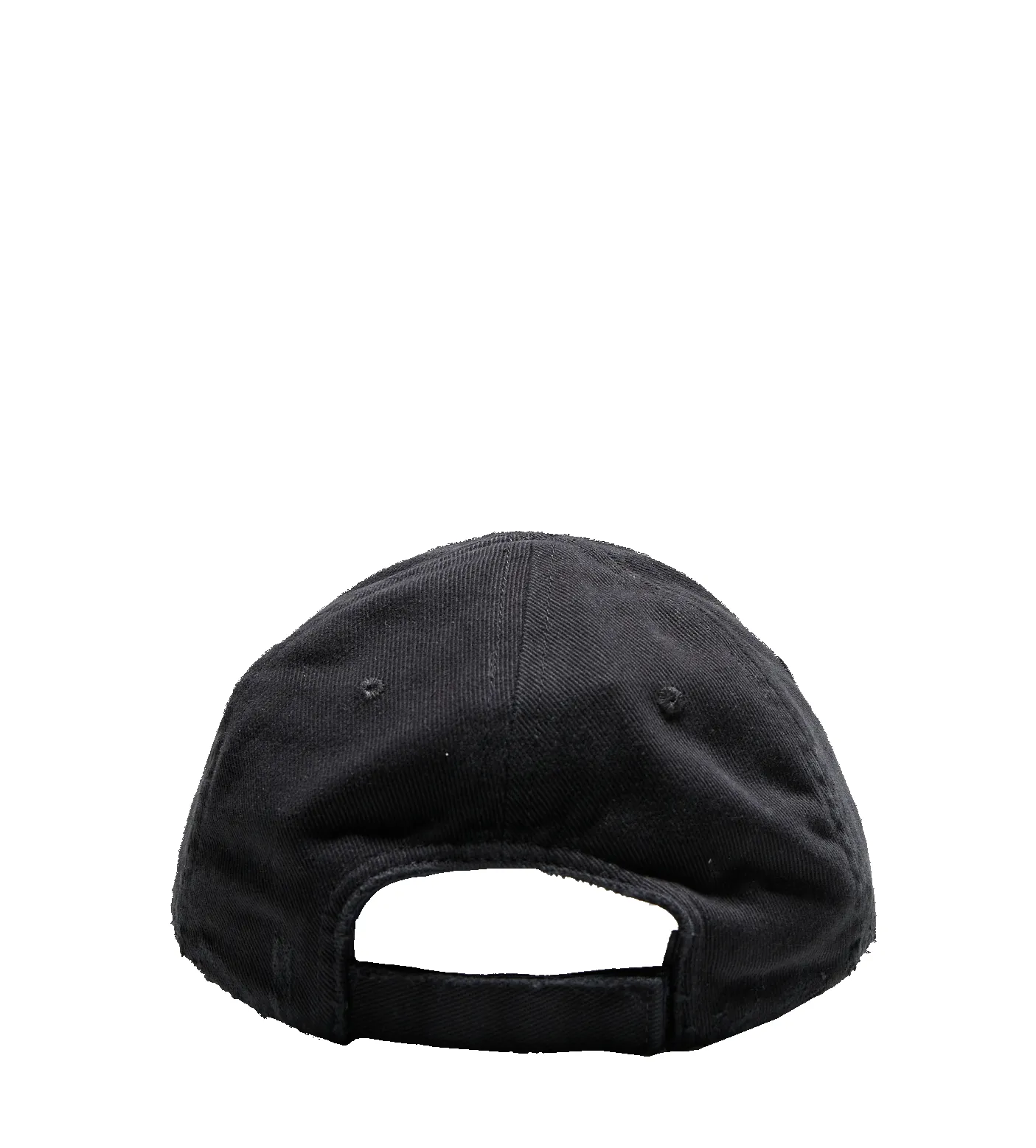 Distressed Logo Cap Black sold by FOUR Amsterdam product image thumbnail 3