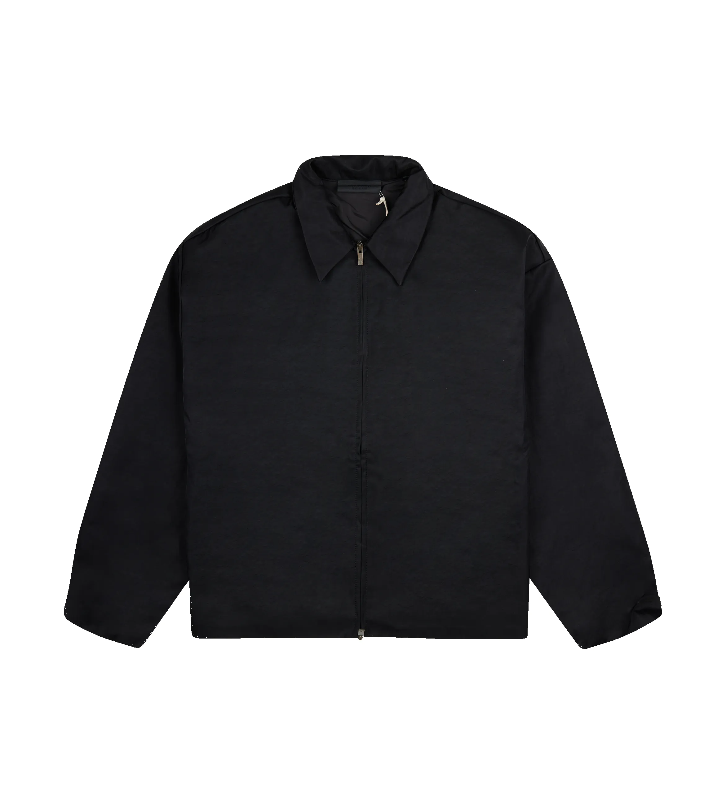 Textured Nylon Trucker Jacket Black sold by FOUR Amsterdam