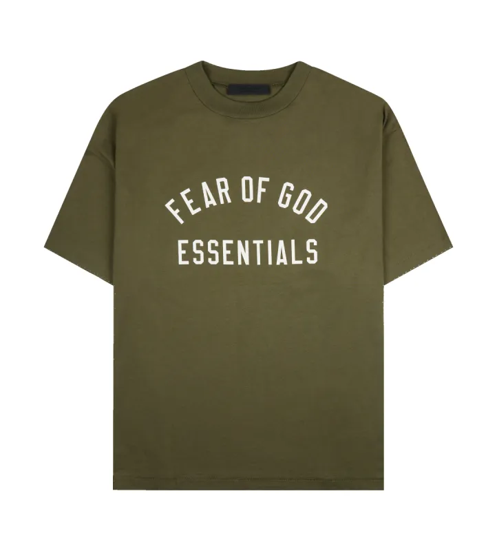 Jersey Crewneck Tee Military sold by FOUR Amsterdam
