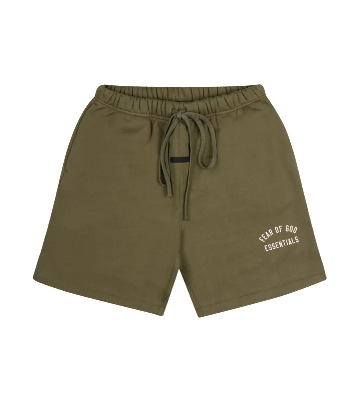 Fleece Soccer Short Military sold by FOUR Amsterdam