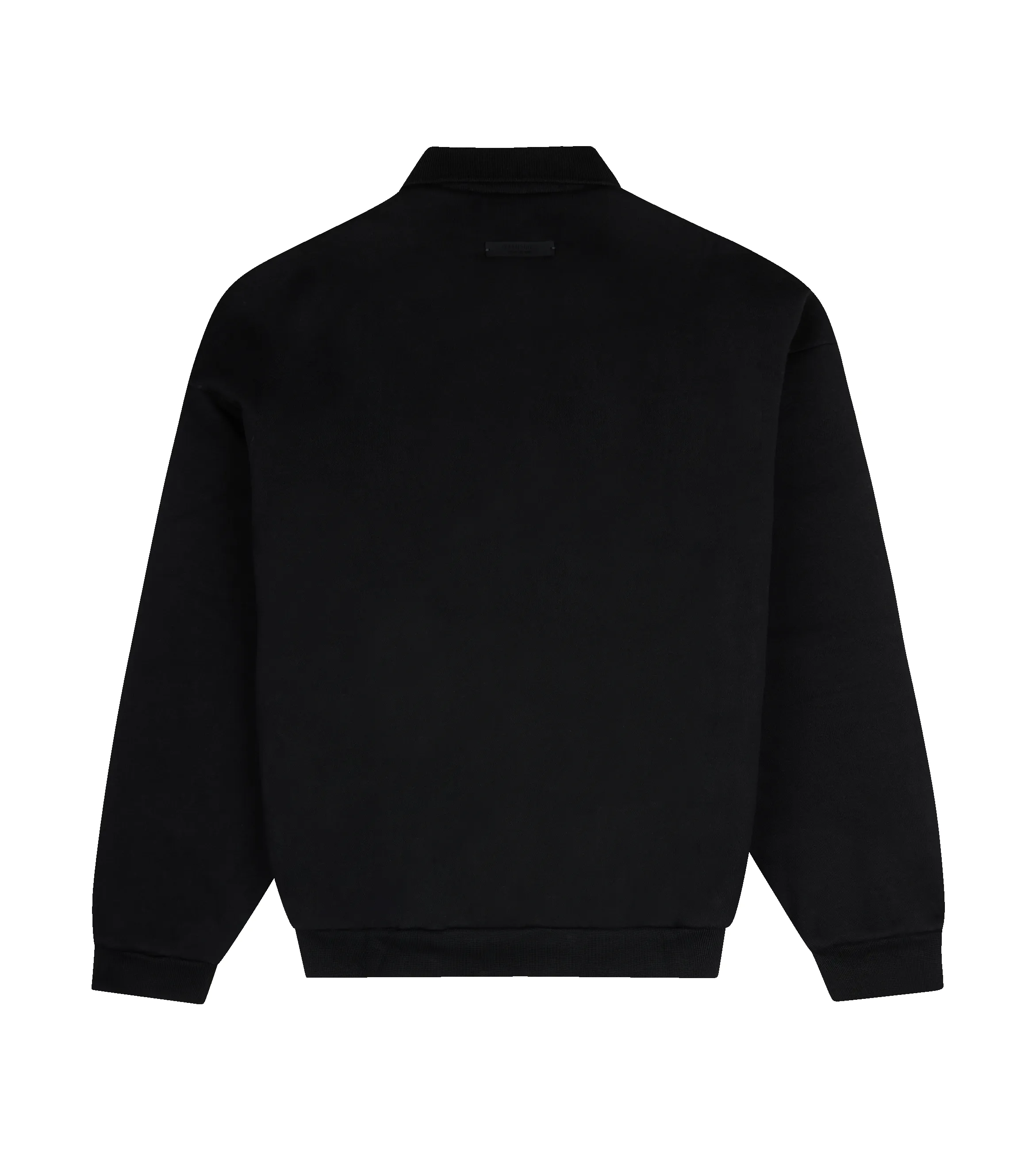 Fleece Polo Black sold by FOUR Amsterdam product image thumbnail 2