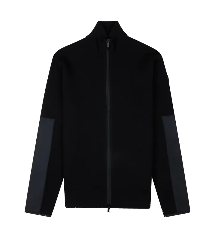 Zip-up Cardigan Black sold by FOUR Amsterdam