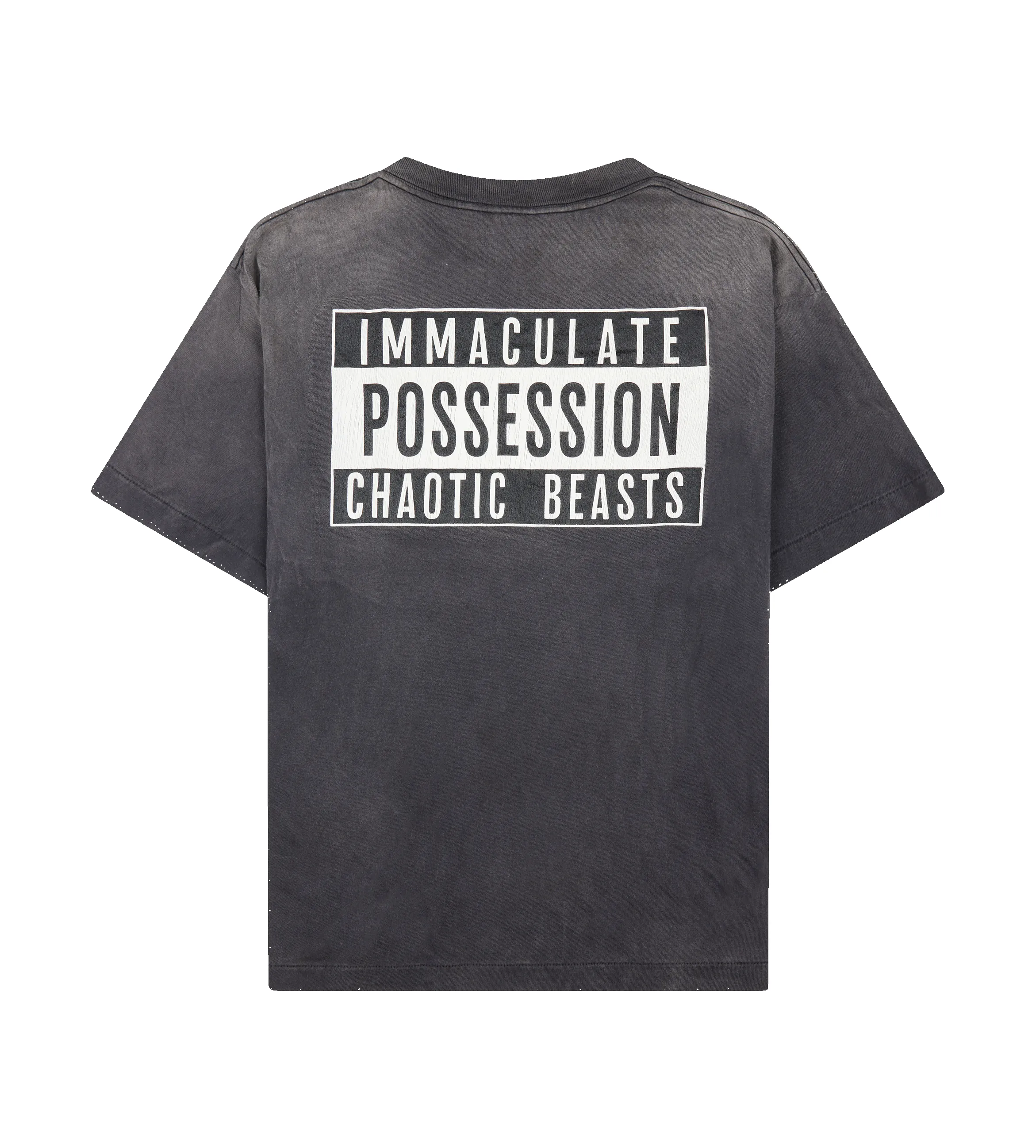 Smile T-shirt Black sold by FOUR Amsterdam product image thumbnail 2