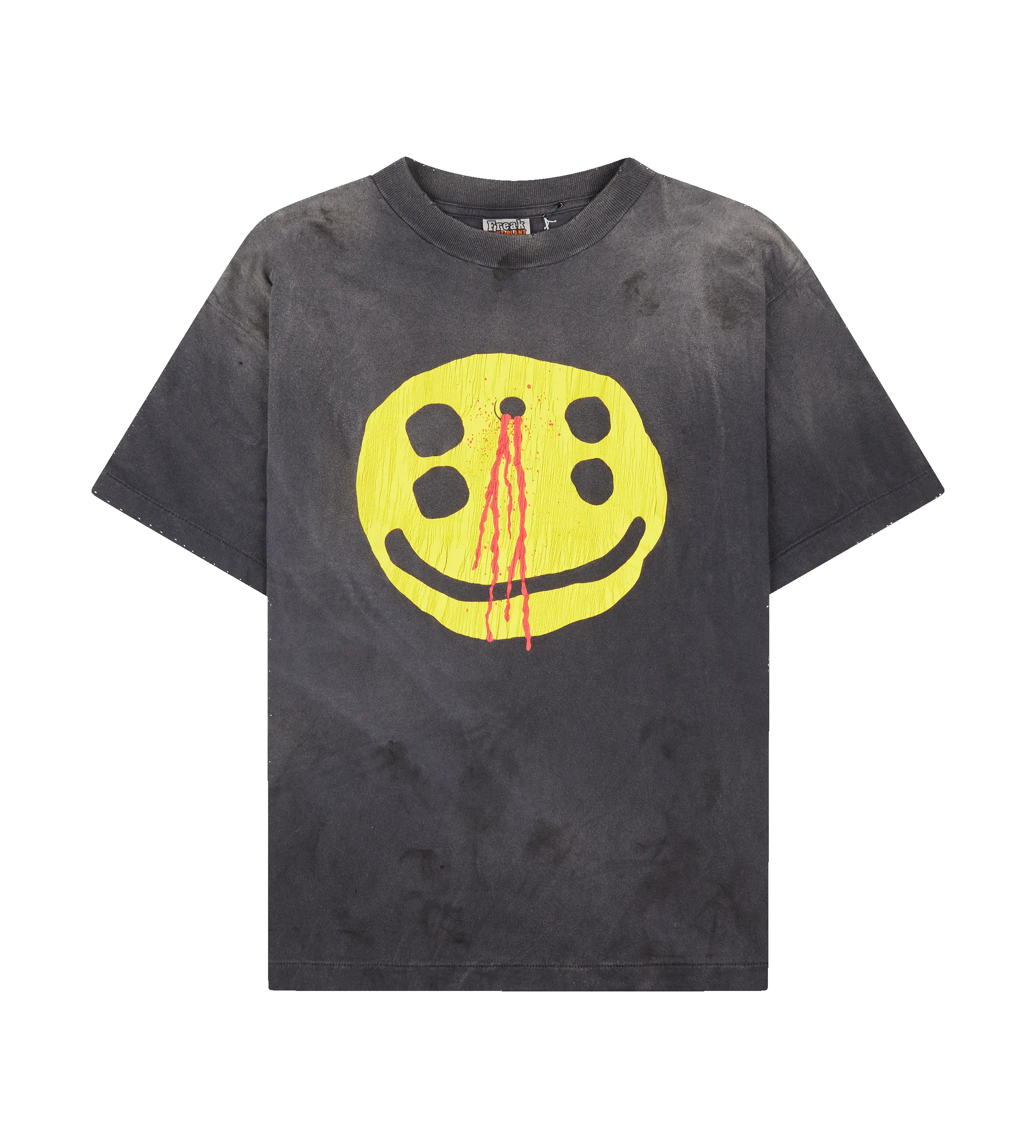 Smile T-shirt Black sold by FOUR Amsterdam