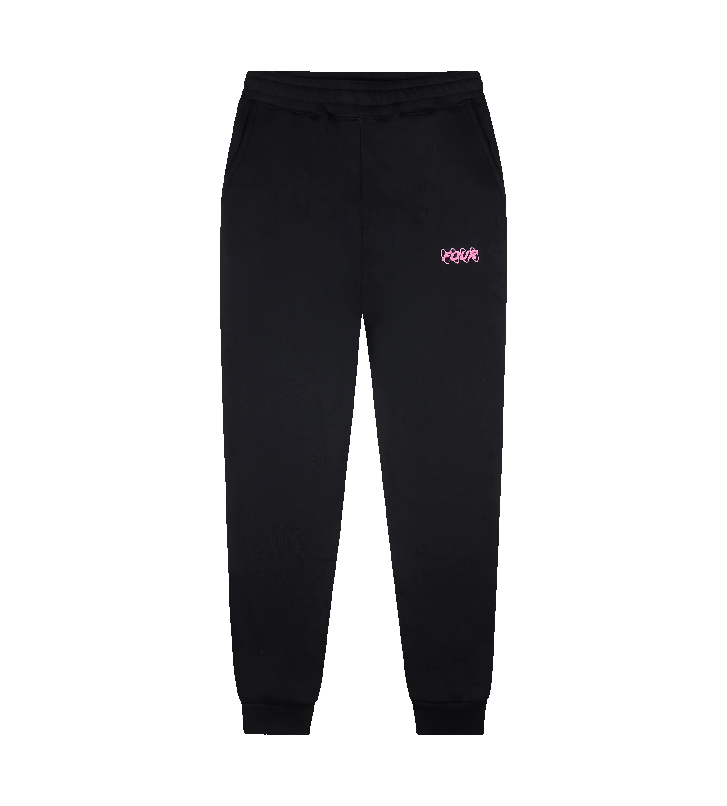 Circles Logo Sweatpants Black/ Pink sold by FOUR Amsterdam