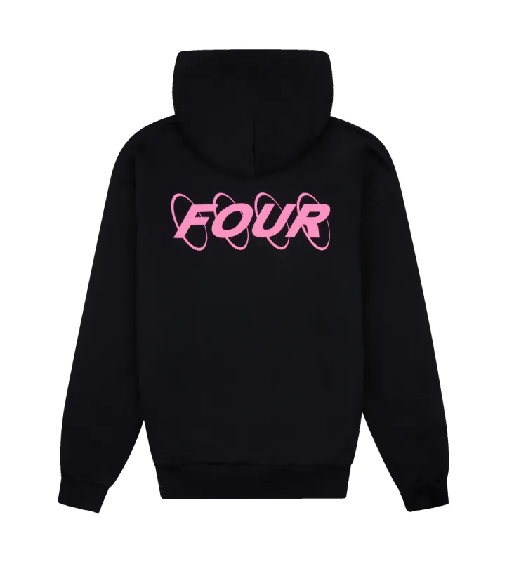 Circles Logo Hoodie Black/Pink sold by FOUR Amsterdam