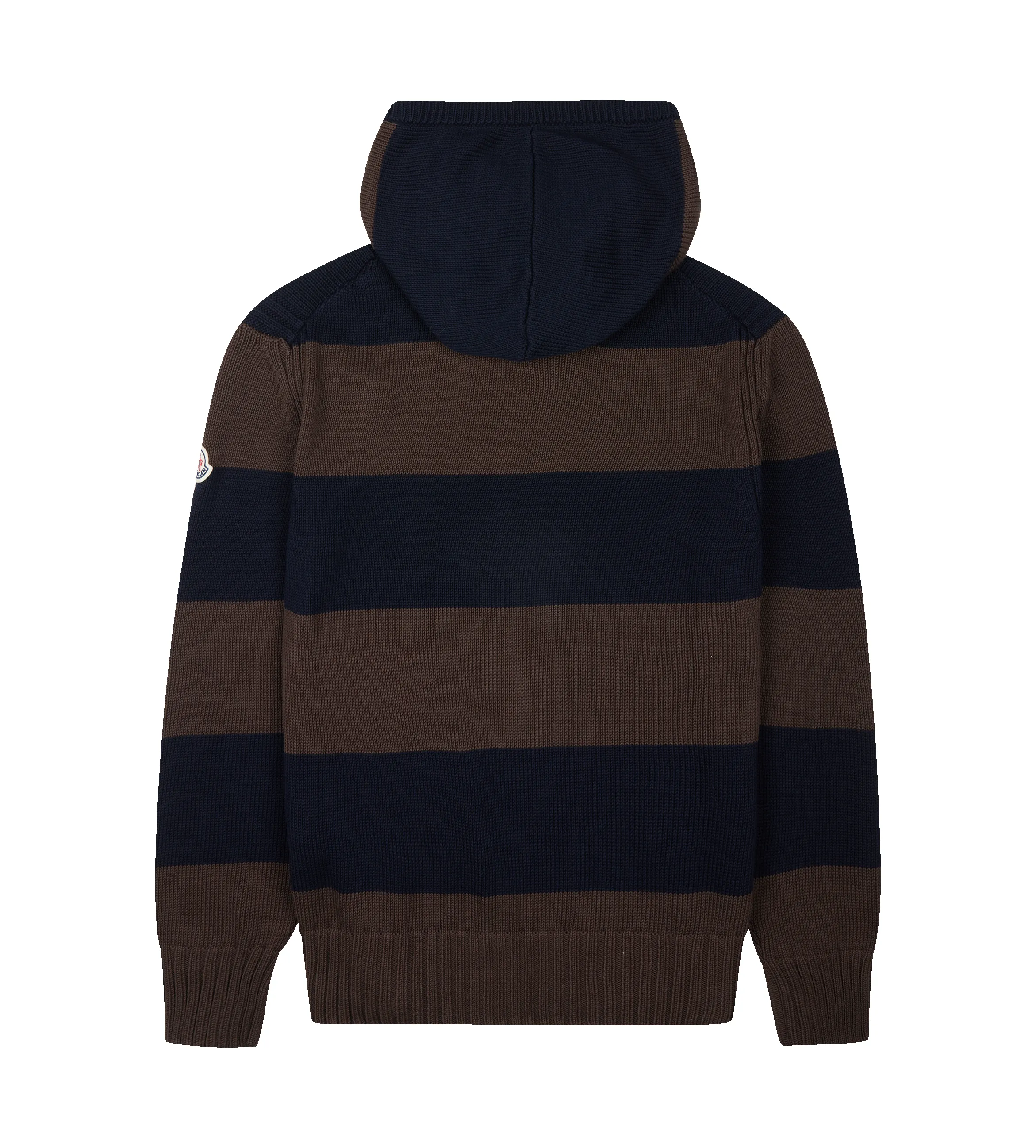 Striped Cotton Hoodie Brown Blue sold by FOUR Amsterdam product image thumbnail 2