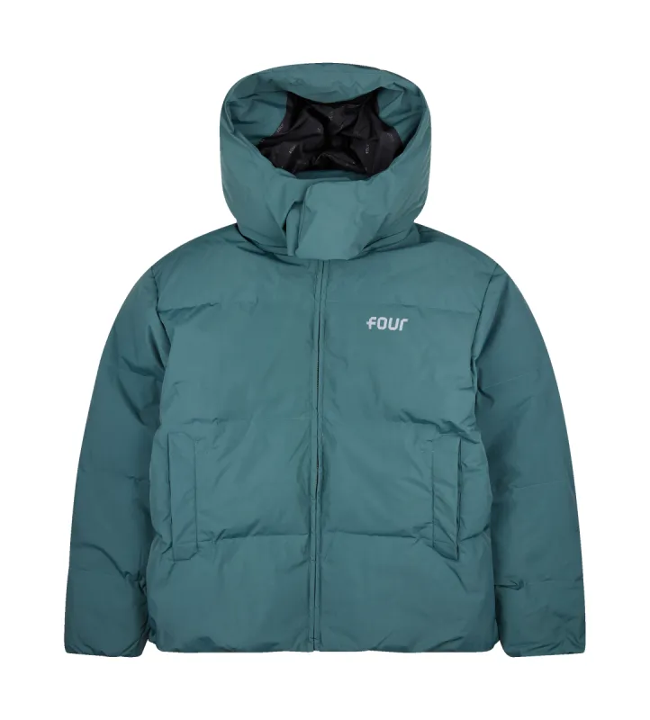 Logo Puffer Jacket Agave Green sold by FOUR Amsterdam