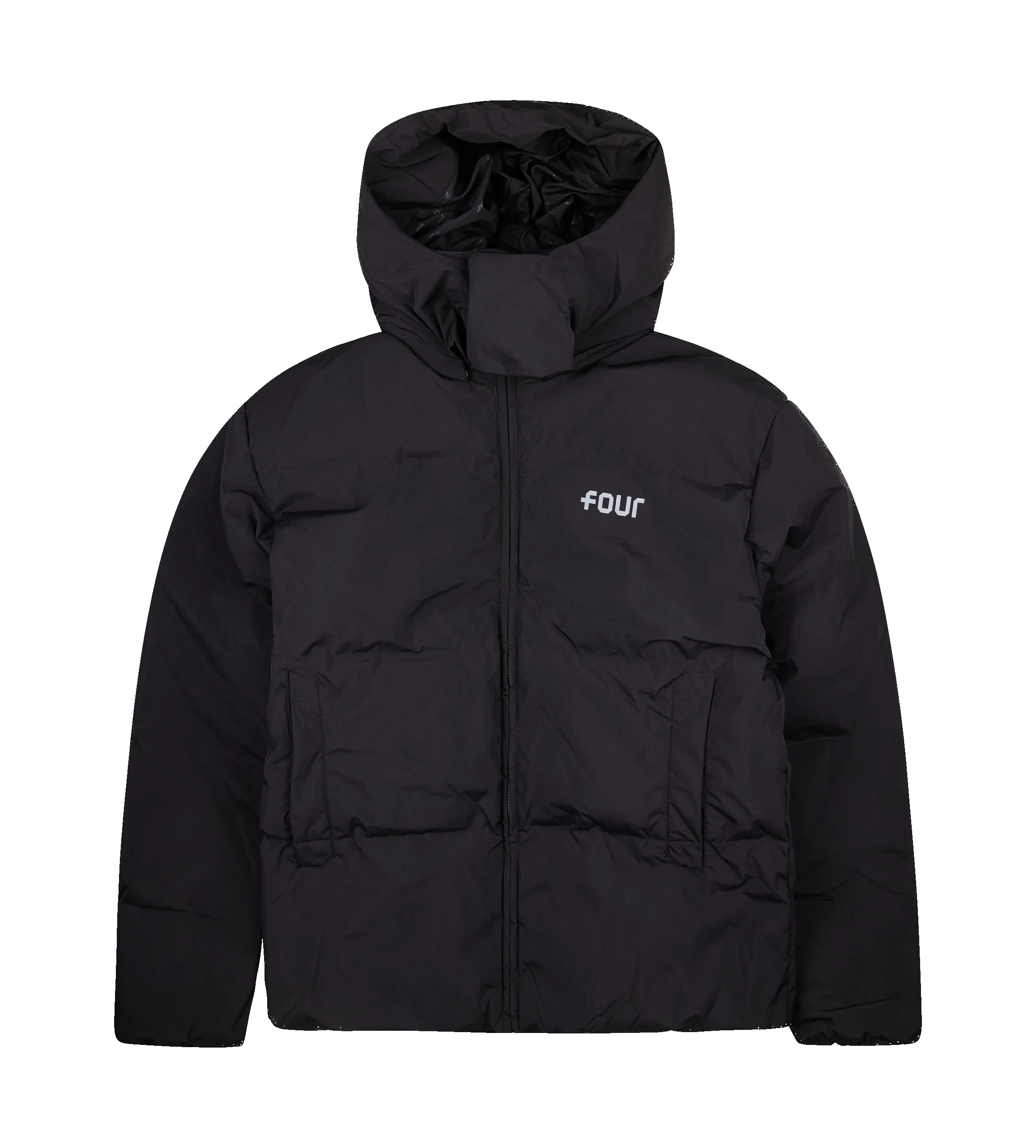 Logo Puffer Jacket Black sold by FOUR Amsterdam