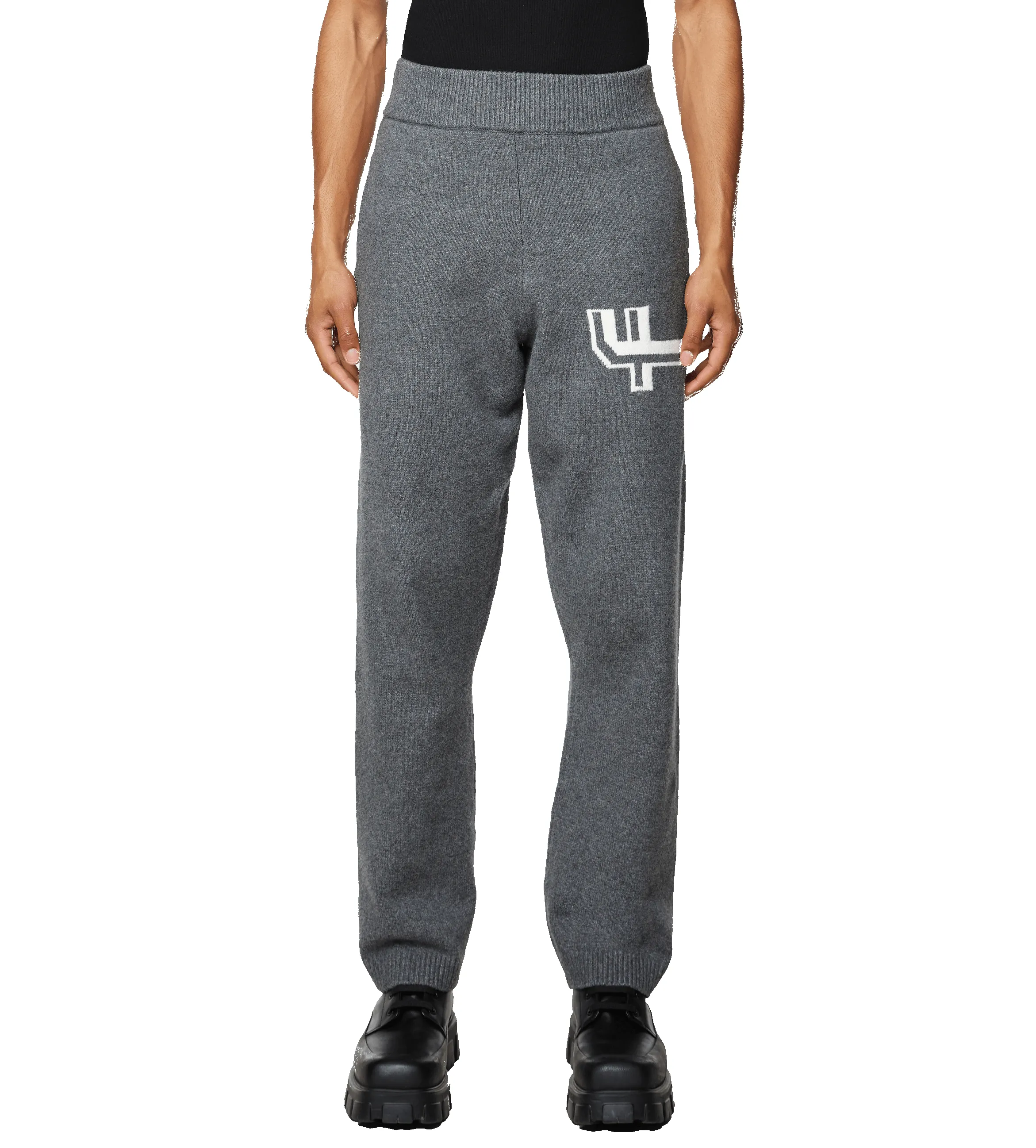 Knitted Pants Dark Grey sold by FOUR Amsterdam product image thumbnail 3