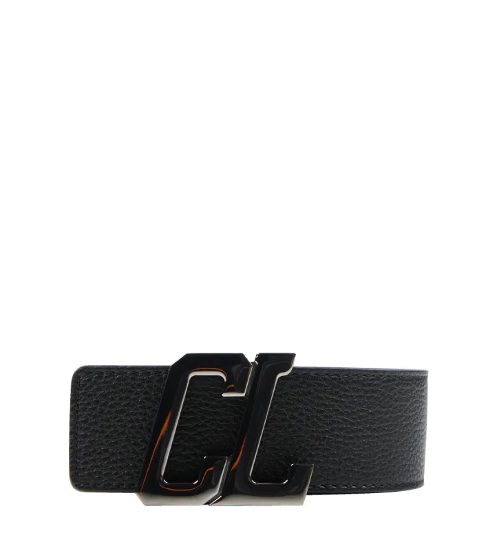 CL Logo Belt Black sold by FOUR Amsterdam