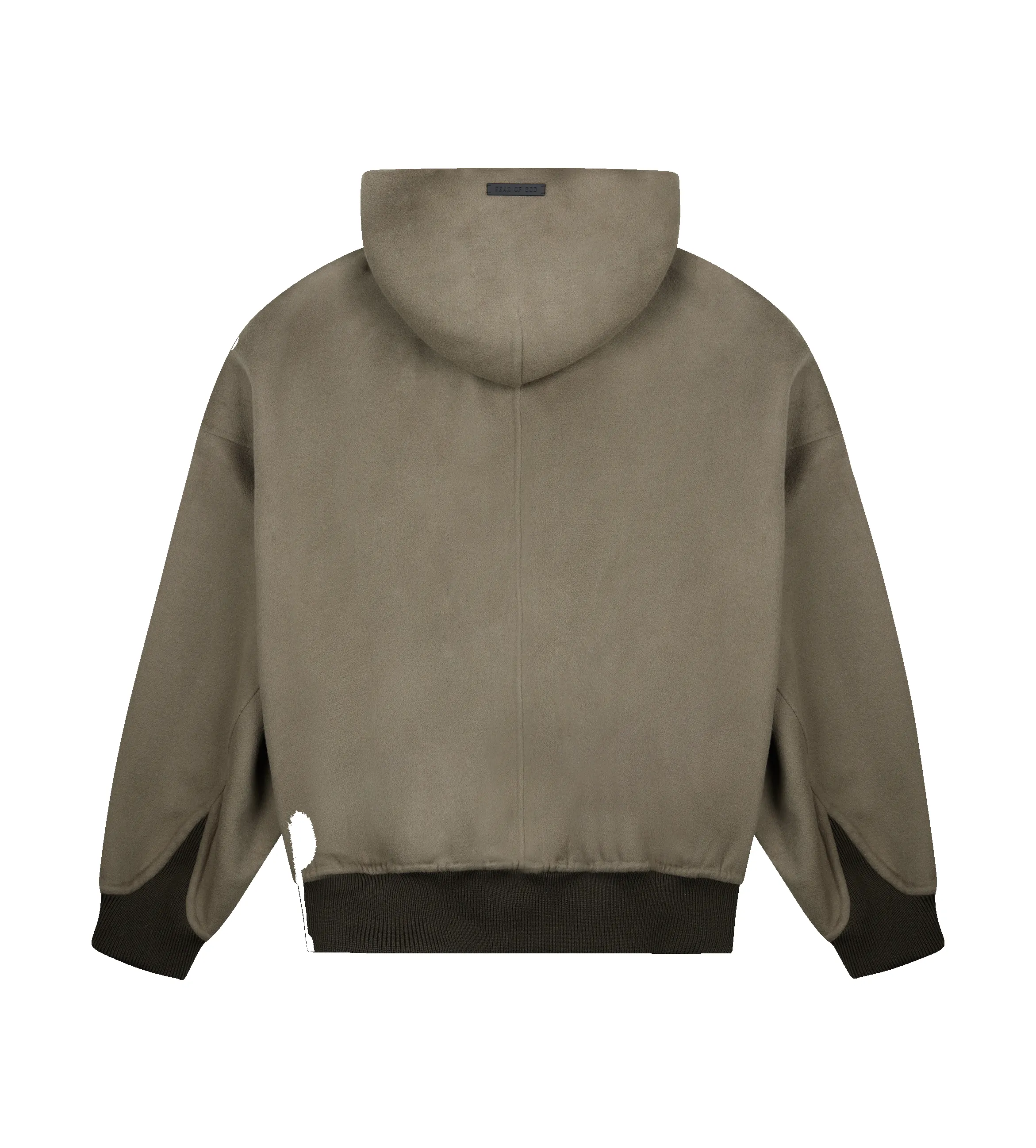 Double Wool Cashmere Hooded Bomber Wood sold by FOUR Amsterdam product image thumbnail 2