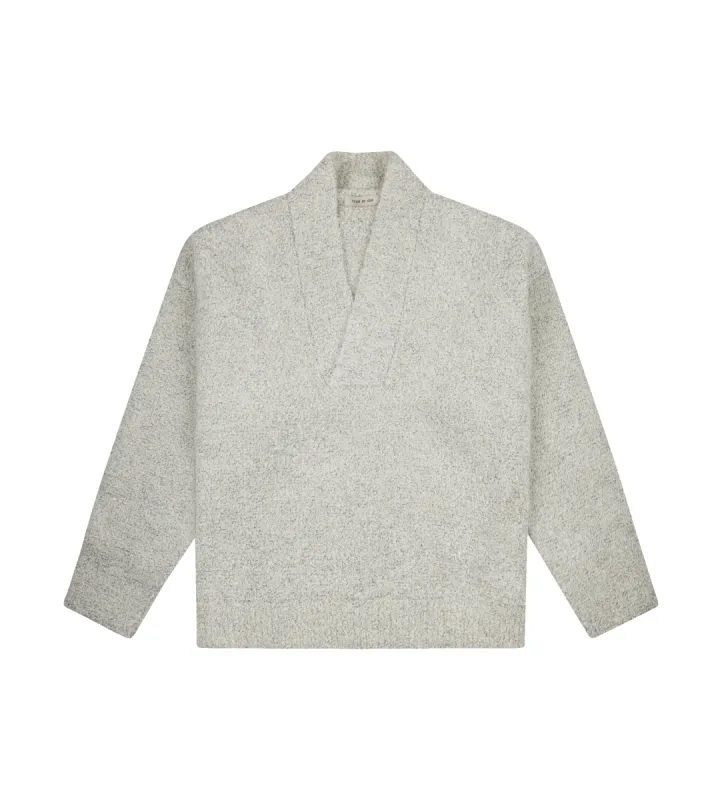 Wool Mohair V-neck Sweater White sold by FOUR Amsterdam