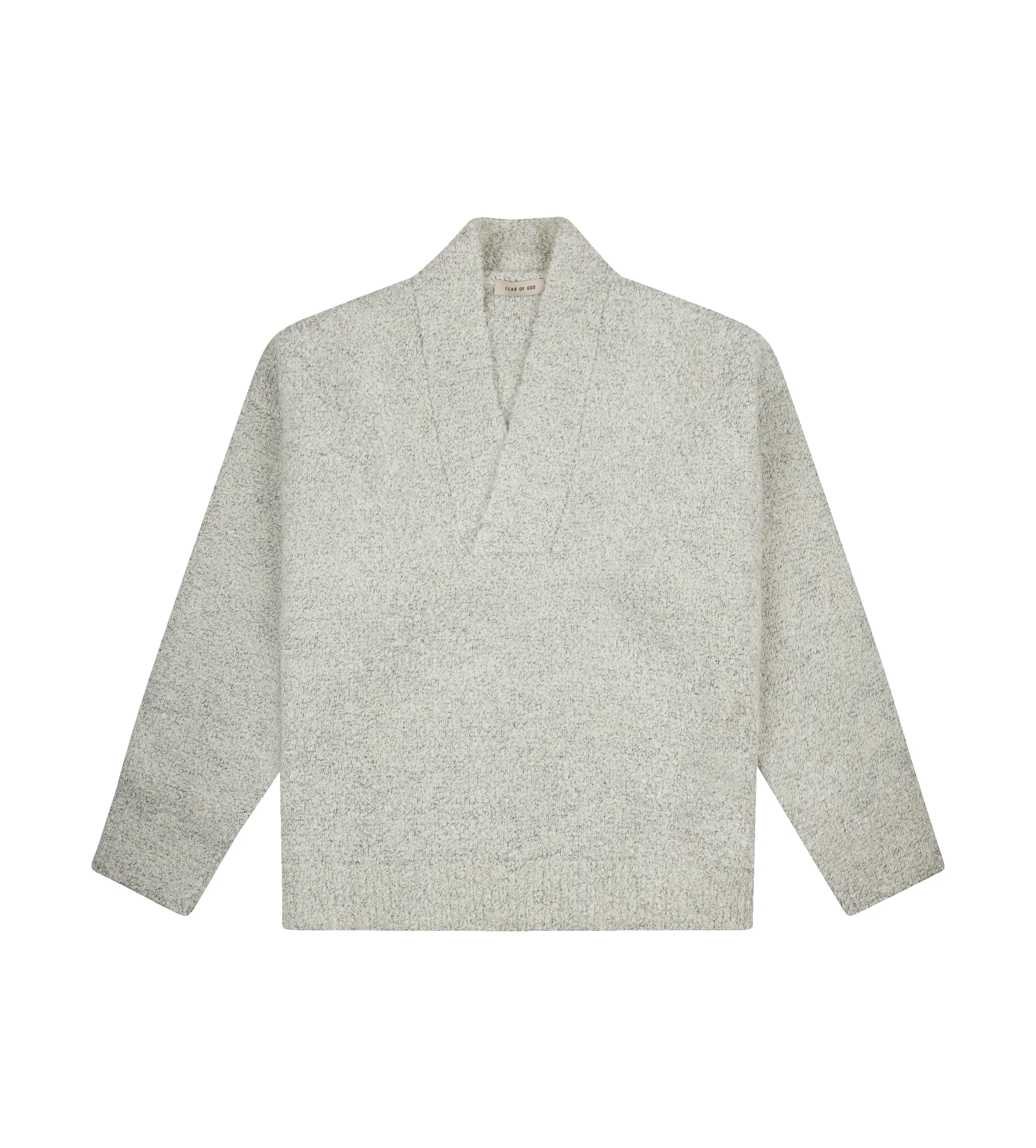 Wool Mohair V-neck Sweater White sold by FOUR Amsterdam