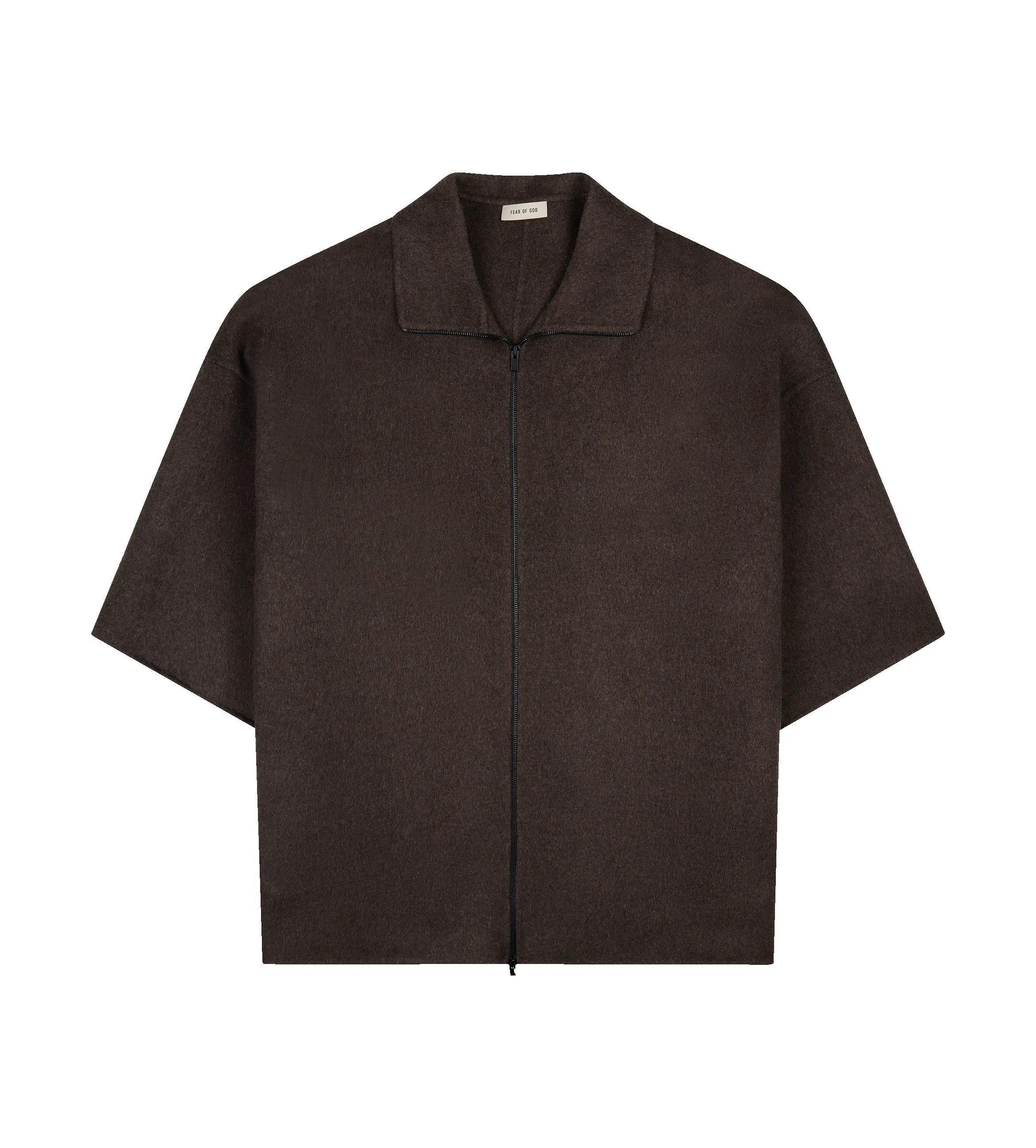 Brushed Wool Cashmere Jacket Mocha sold by FOUR Amsterdam