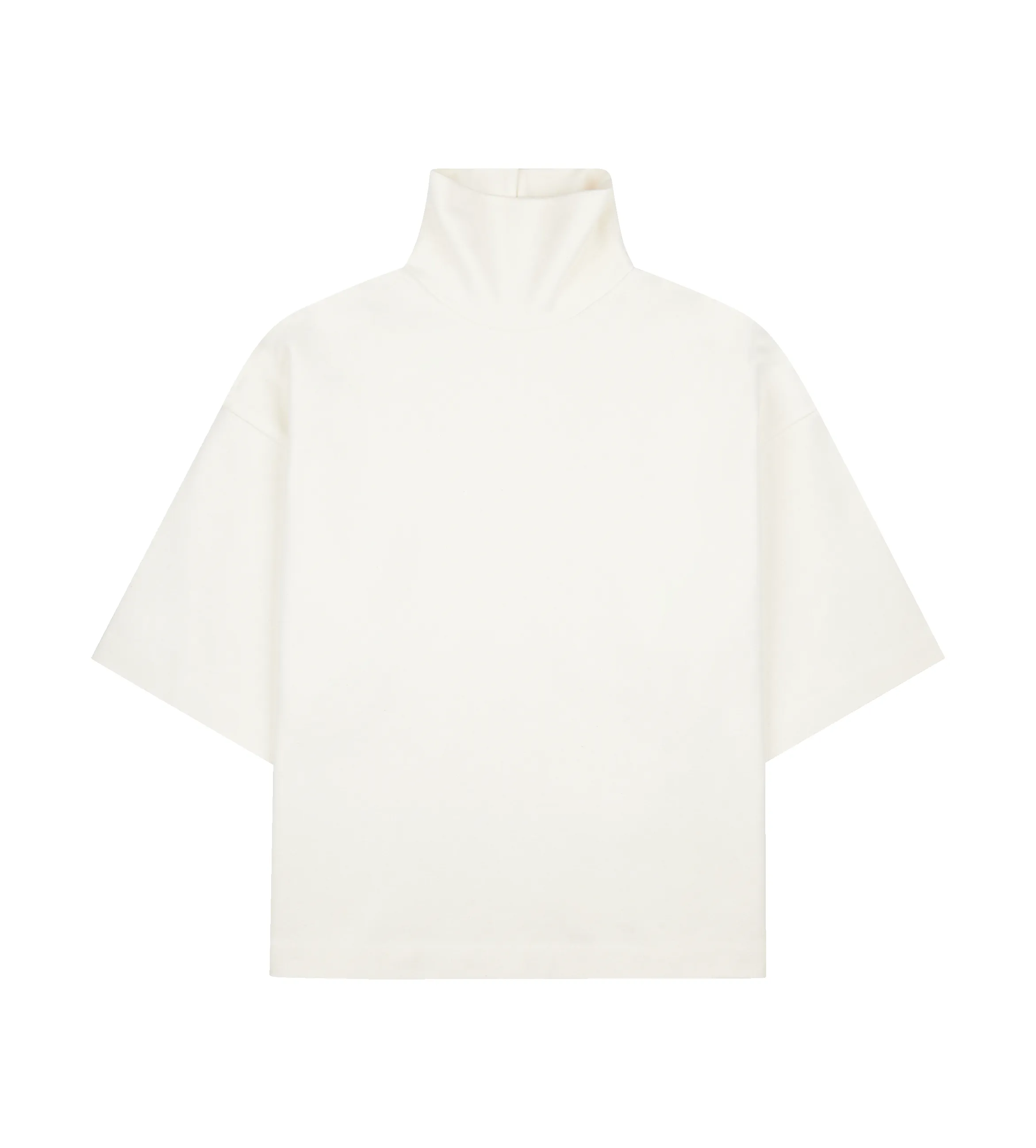 Cotton Wool High Neck Shirt Cream sold by FOUR Amsterdam