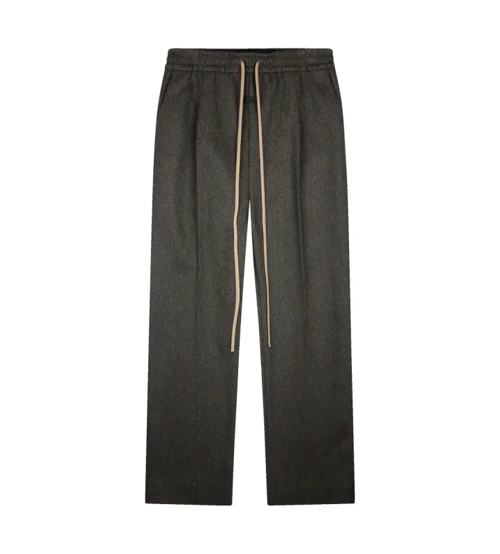 Military Wool Wide Leg Pants Dark Olive sold by FOUR Amsterdam