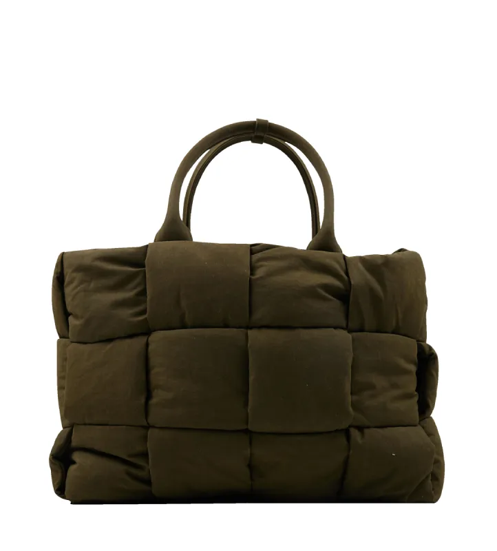 Large Arco Padded Tote Bag Olive sold by FOUR Amsterdam