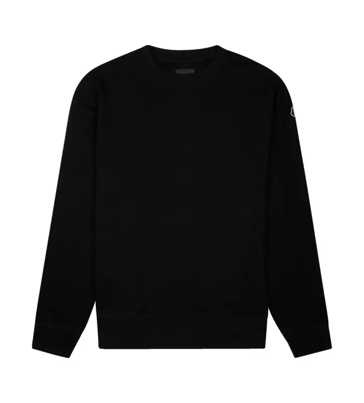 Moncler x Rick Owens Cotton Sweatshirt Black sold by FOUR Amsterdam